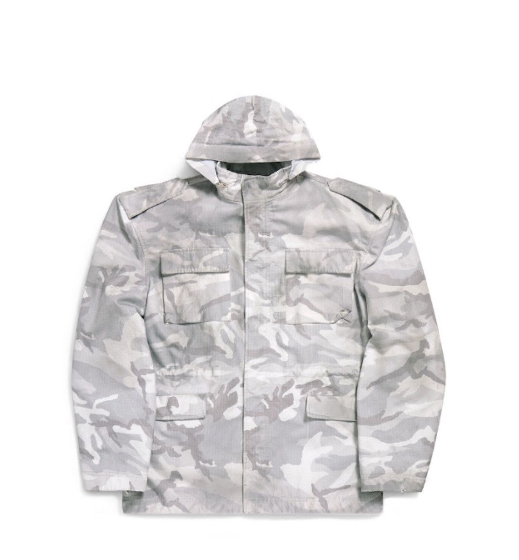 Balenciaga Biker Army Jacket in Light Grey Size US M / EU 48-50 / 2 - 1 Thumbnail