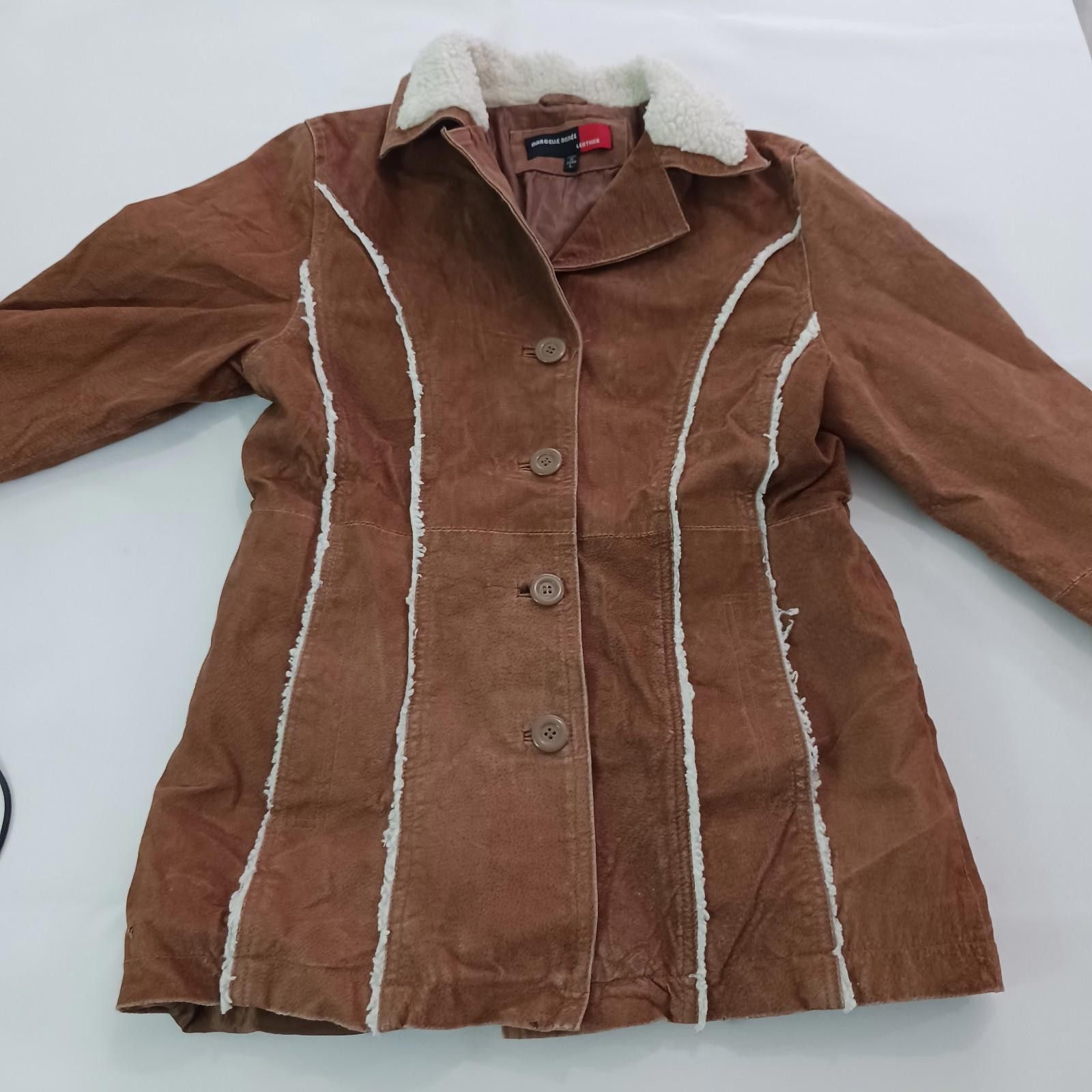 Designer Marcelle Renee Jacket Women's L Brown Genuine Leather Jacket Size L / US 10 / IT 46 - 12 Thumbnail