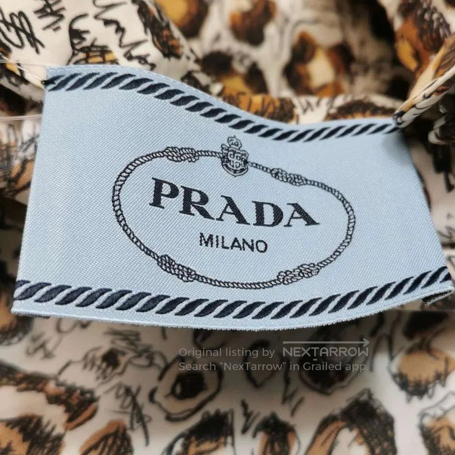 Prada Prada Leopard Print Cotton Dress L/44. Size L / US 10 / IT 46 - 3 Thumbnail