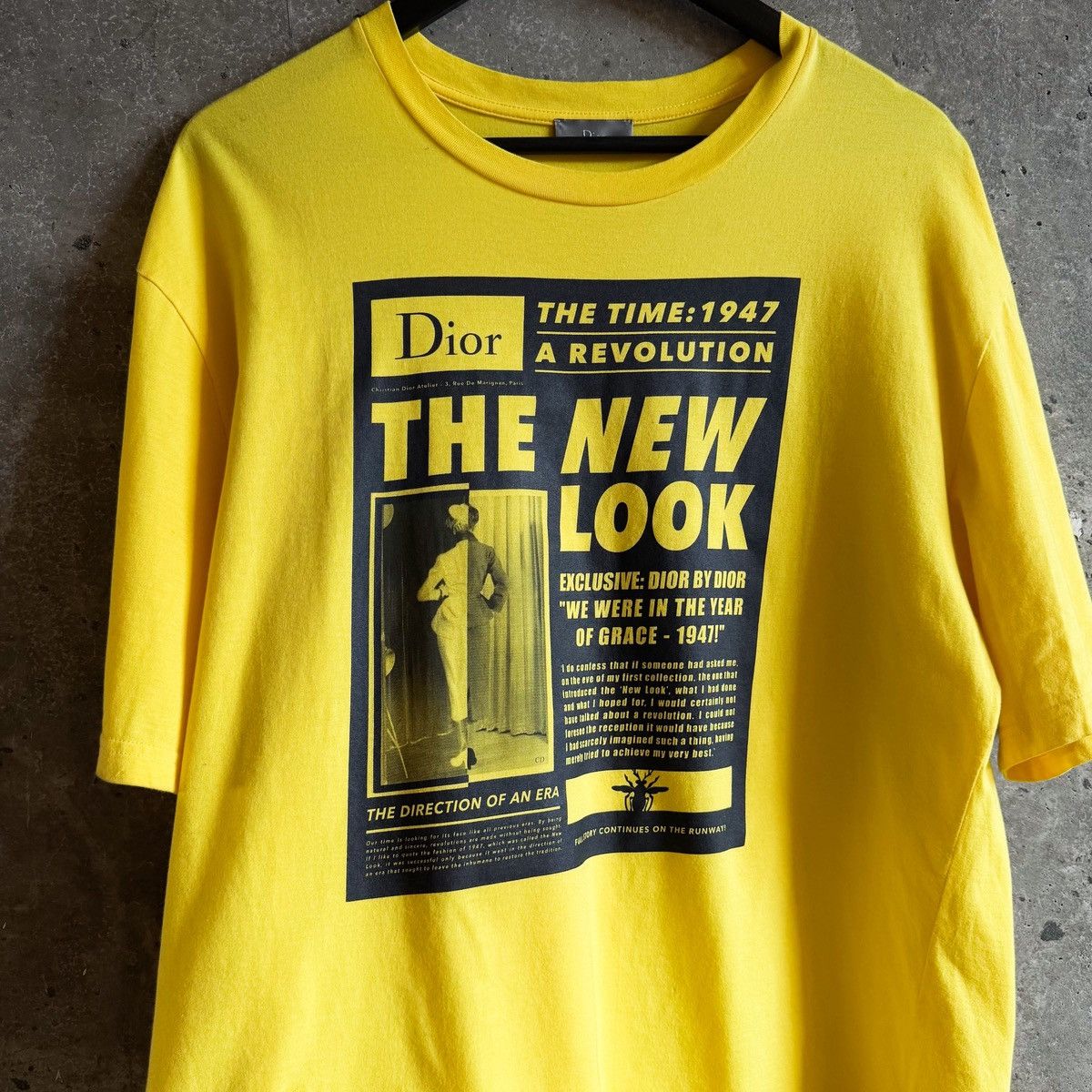 Dior Dior Homme “THE NEW LOOK” T shirt Size US XL / EU 56 / 4 - 2 Thumbnail