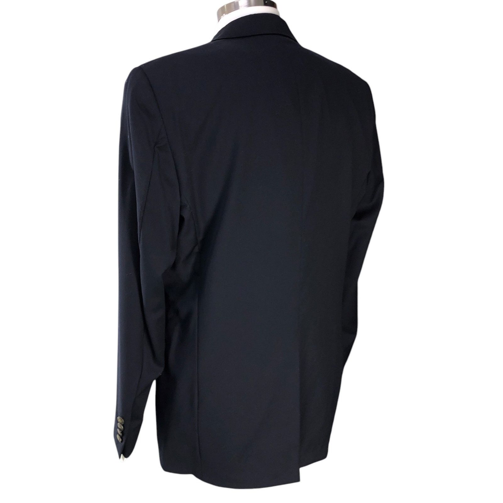 Hart Schaffner Marx Hart Schaffner Marx HSM Size 42L Blazer Navy Bronze Button Size 42L - 7 Thumbnail