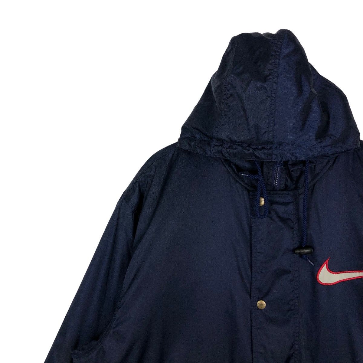 Nike VINTAGE NIKE BIG SWOOSH LONG JACKET Size US L / EU 52-54 / 3 - 7 Thumbnail