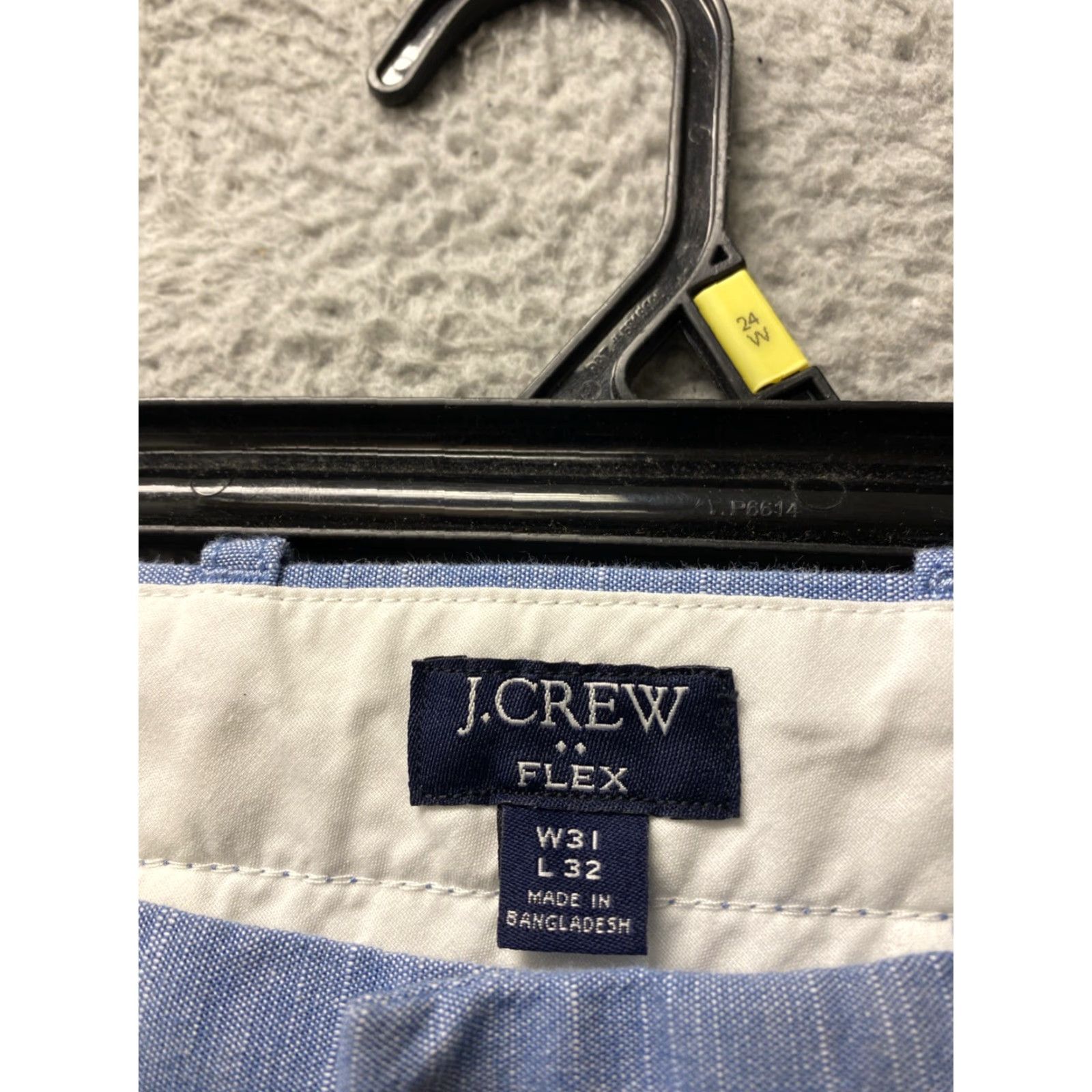 J.Crew J.CREW Pants Men Regular Slim Straight Blue Chino 32x32 Cotton Twill Button Zip Pockets Back Pocket 32 Inseam Size US 32 / EU 48 - 3 Thumbnail