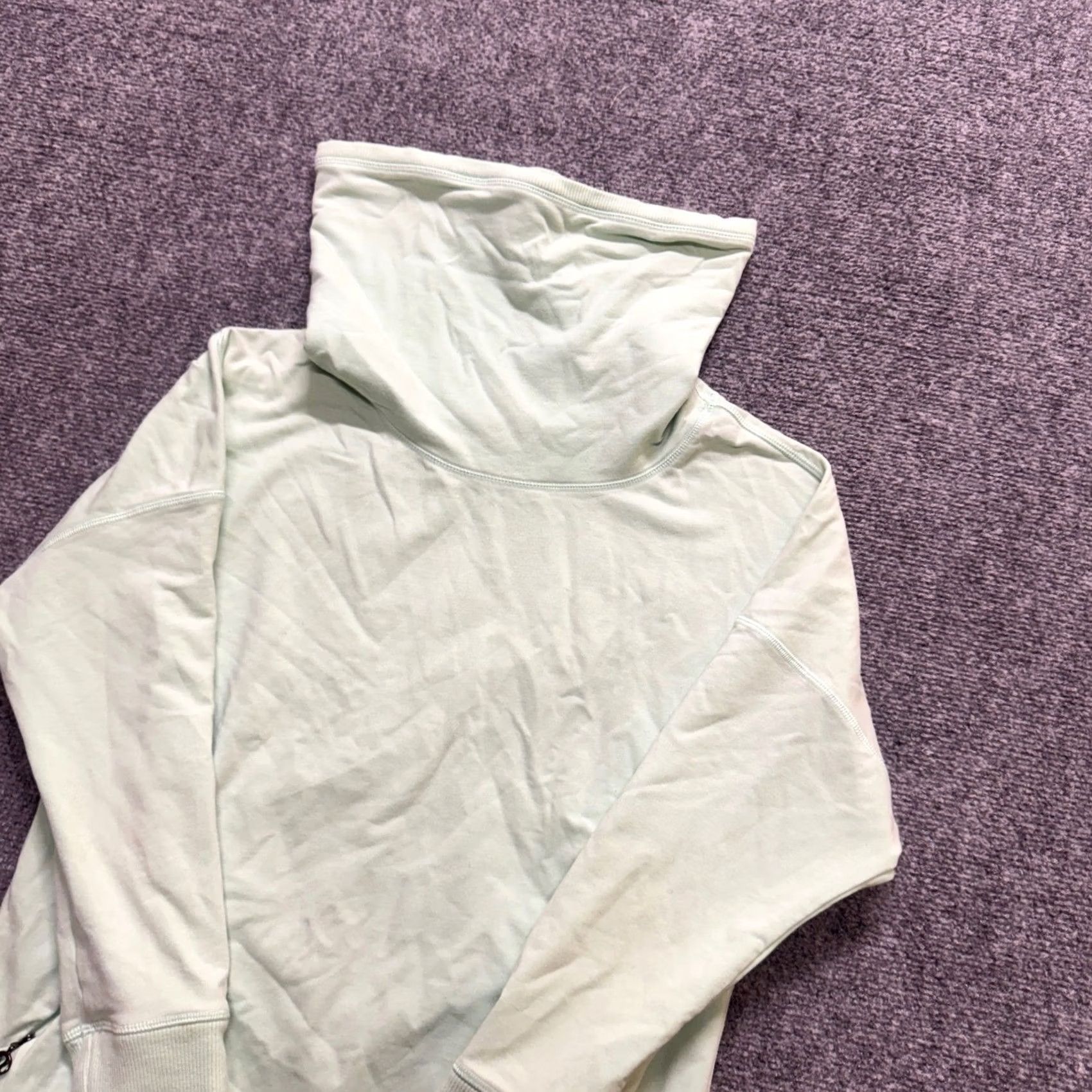 Lululemon Lululemon Sweater Women Medium Cowl Neck Long Sleeve Activewear Mint Green Y2K") Size M / US 6-8 / IT 42-44 - 2 Thumbnail