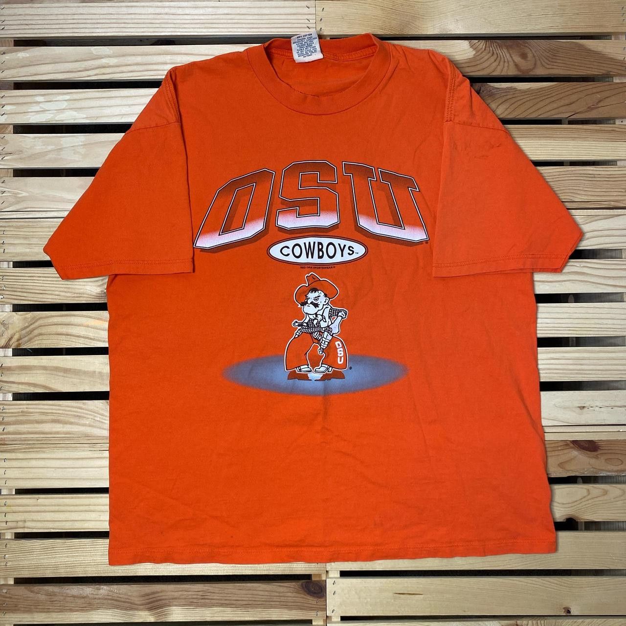 Other Vintage Oklahoma State University Orange College Tee Size XL Size US XL / EU 56 / 4 - 1 Thumbnail