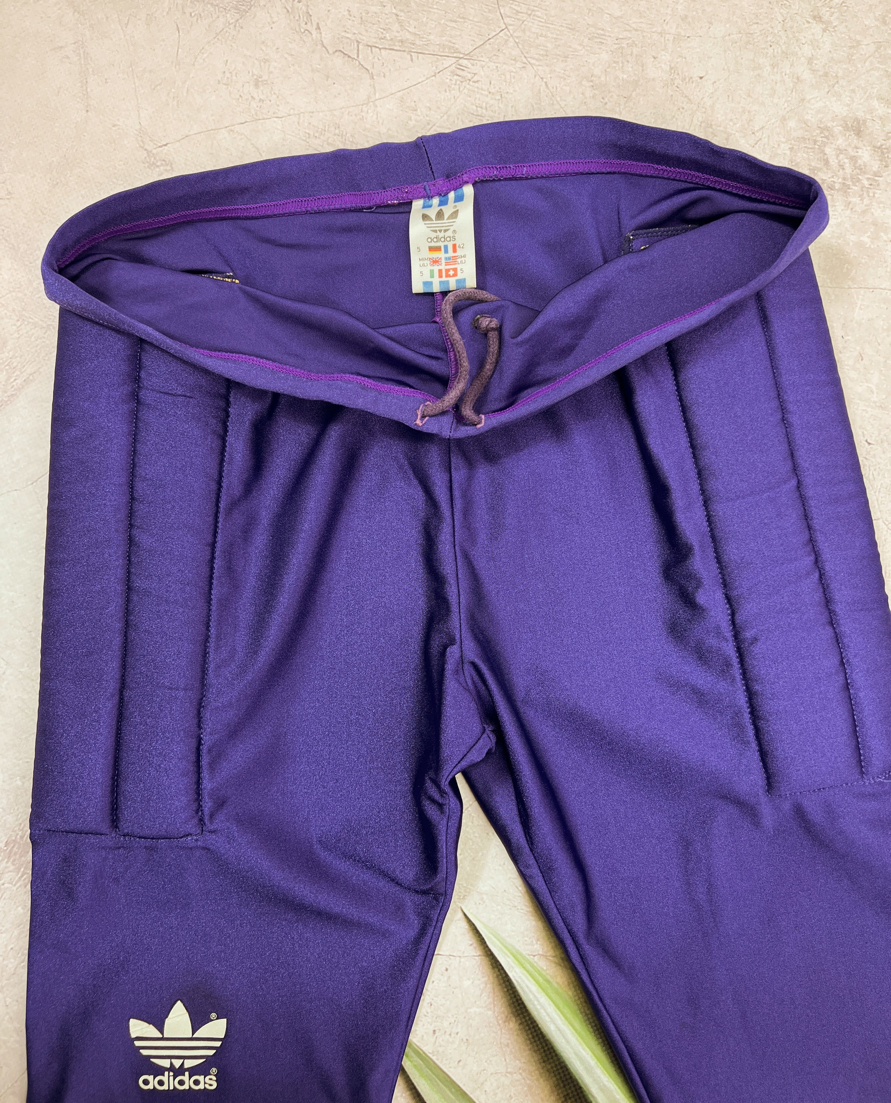 Adidas × Vintage Vintage 80s Tights Shorts Stretch YUGOSLAVIA Size US 32 / EU 48 - 8 Thumbnail
