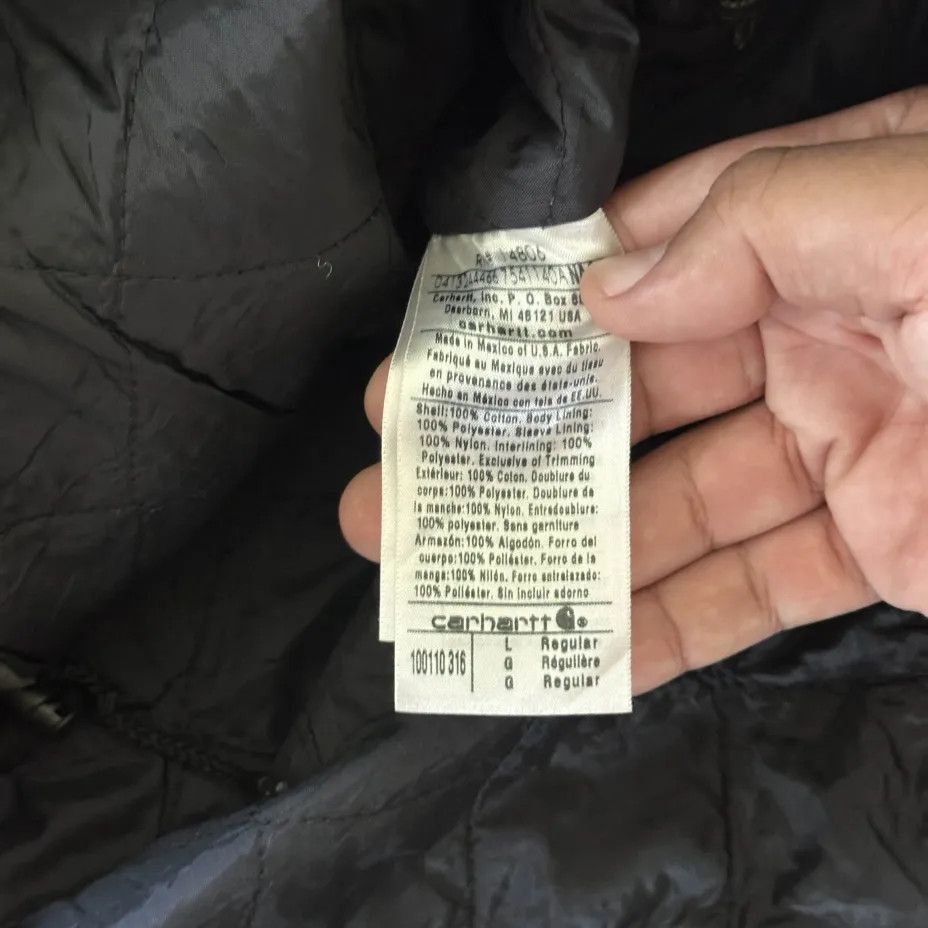 Carhartt Vintage Carhartt 100110316 Olive Green Chore Barn Coat Size US L / EU 52-54 / 3 - 5 Thumbnail
