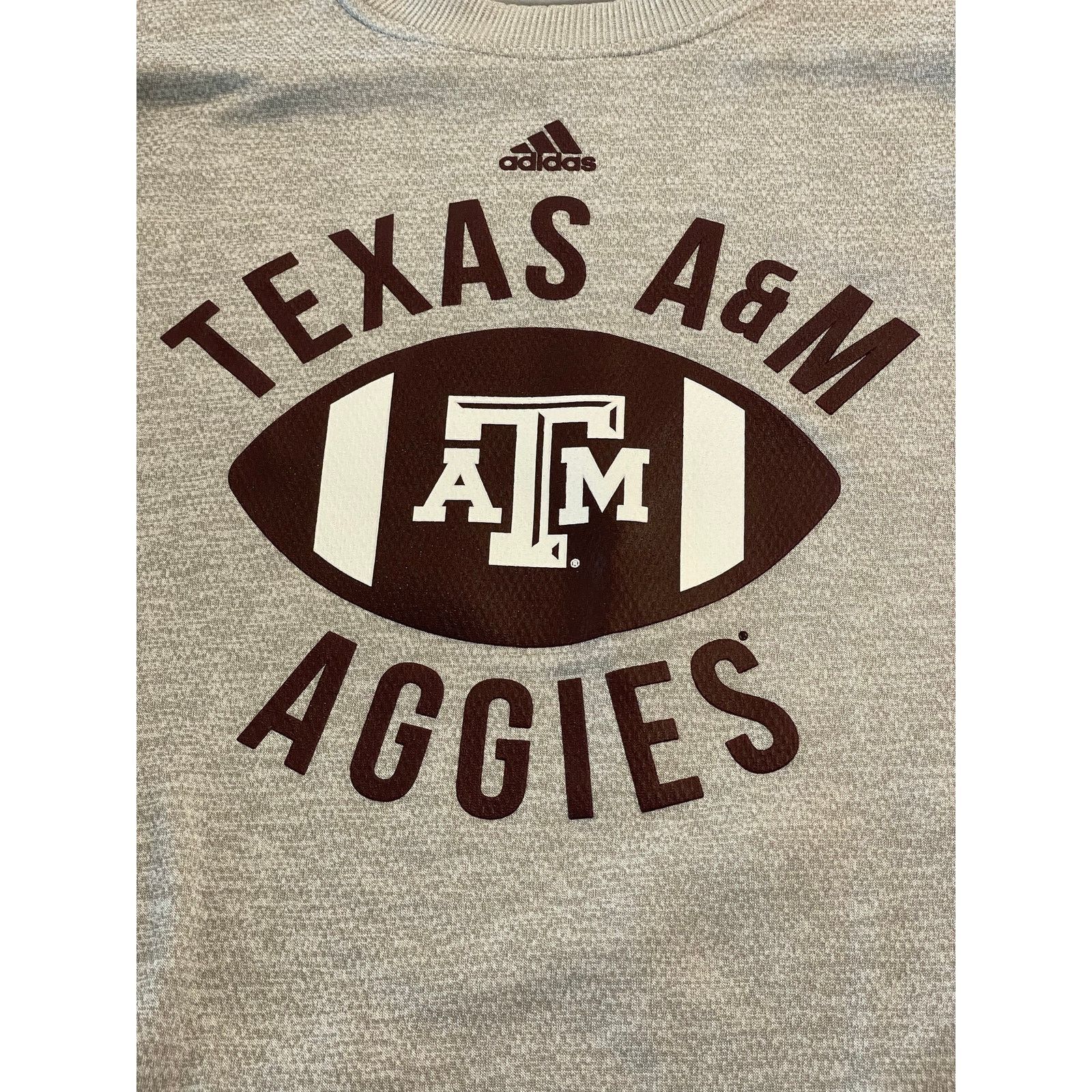 Adidas Adidas Texas A&M Univ Aggies men's sweatshirt XL Grey Maroon Size US XL / EU 56 / 4 - 5 Thumbnail