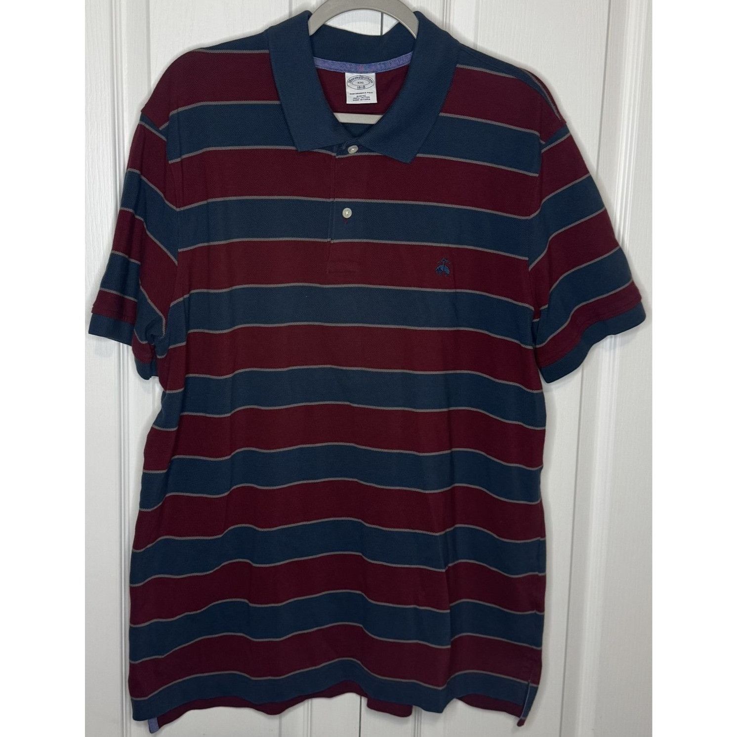 Brooks Brothers Brooks Brothers Performance Polo Mens Slim Fit XXL Size US XXL / EU 58 / 5 - 1 Thumbnail