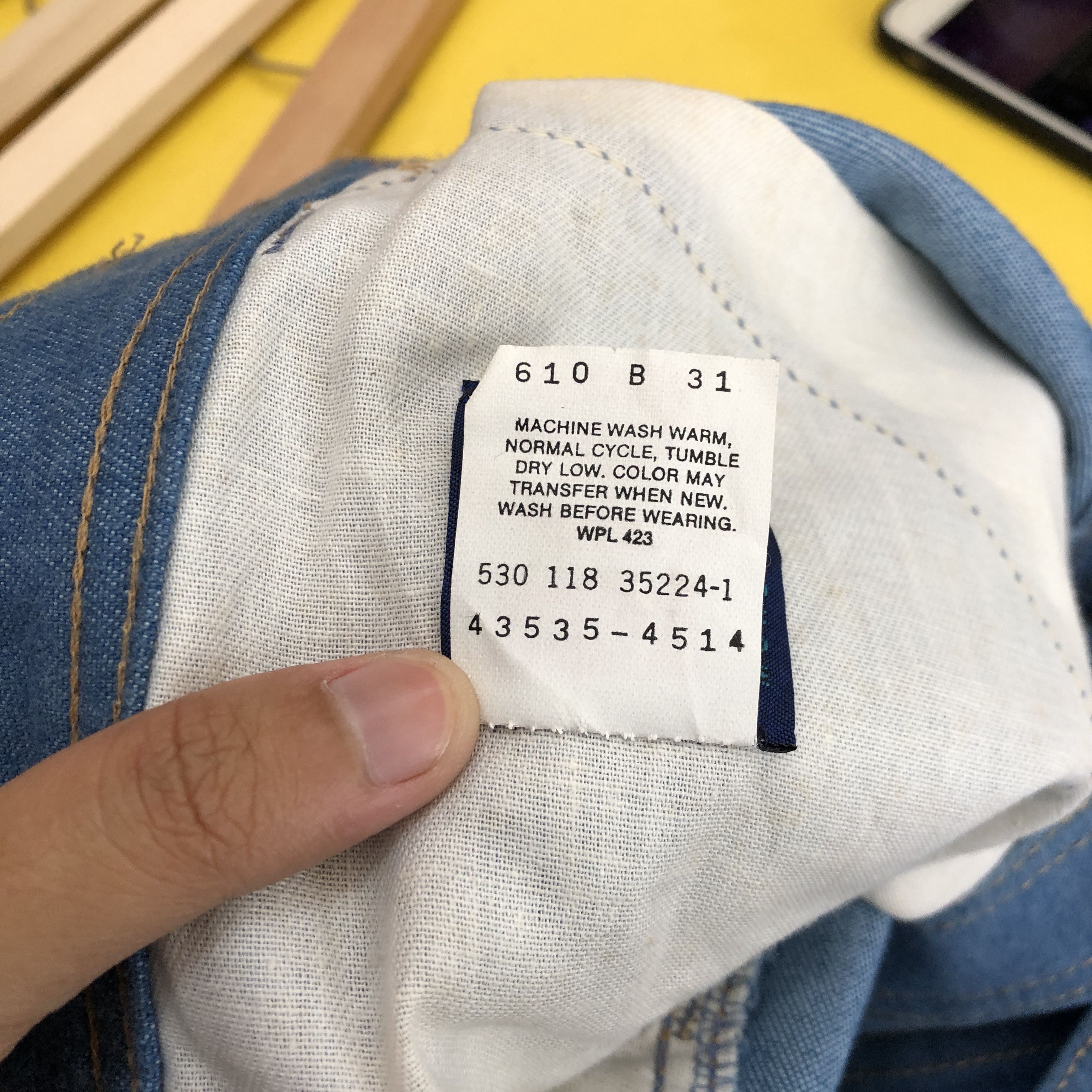 Levi's Vintage Levis Jeans Levis Denim With a Skosh Flare Pants Size US 34 / EU 50 - 7 Thumbnail
