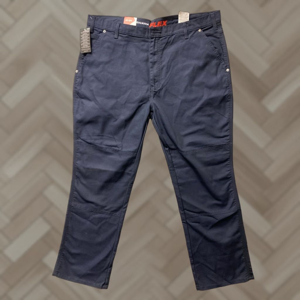 Dickies Dickies Flex Work Pants Mens 40x30 NAVY Original Fit Khaki Twill Chino /0523 Size US 40 / EU 56 - 1 Thumbnail