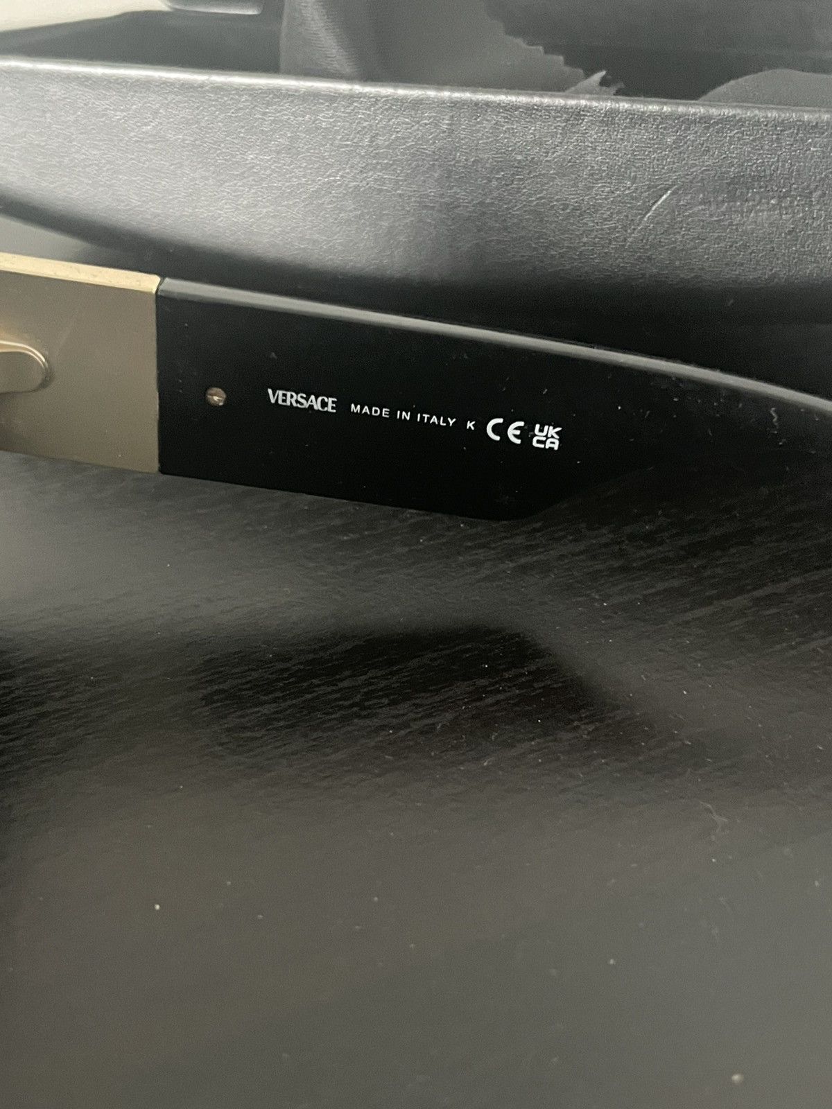Versace Versace Slim Black Sunglasses Size ONE SIZE - 5 Thumbnail