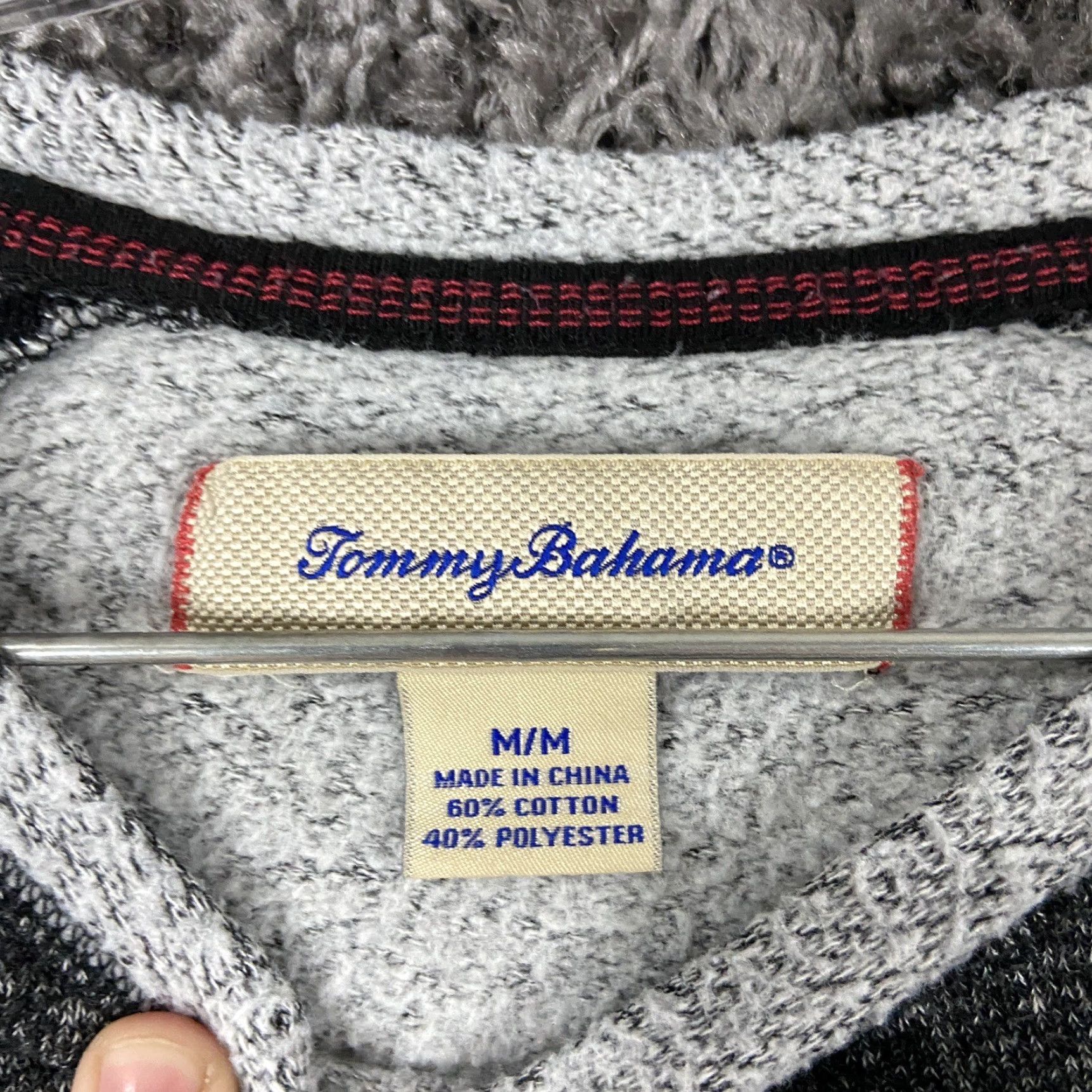 Tommy Bahama TOMMY BAHAMA Long Sleeve T-Shirt Men’s M Gray Size US M / EU 48-50 / 2 - 6 Thumbnail