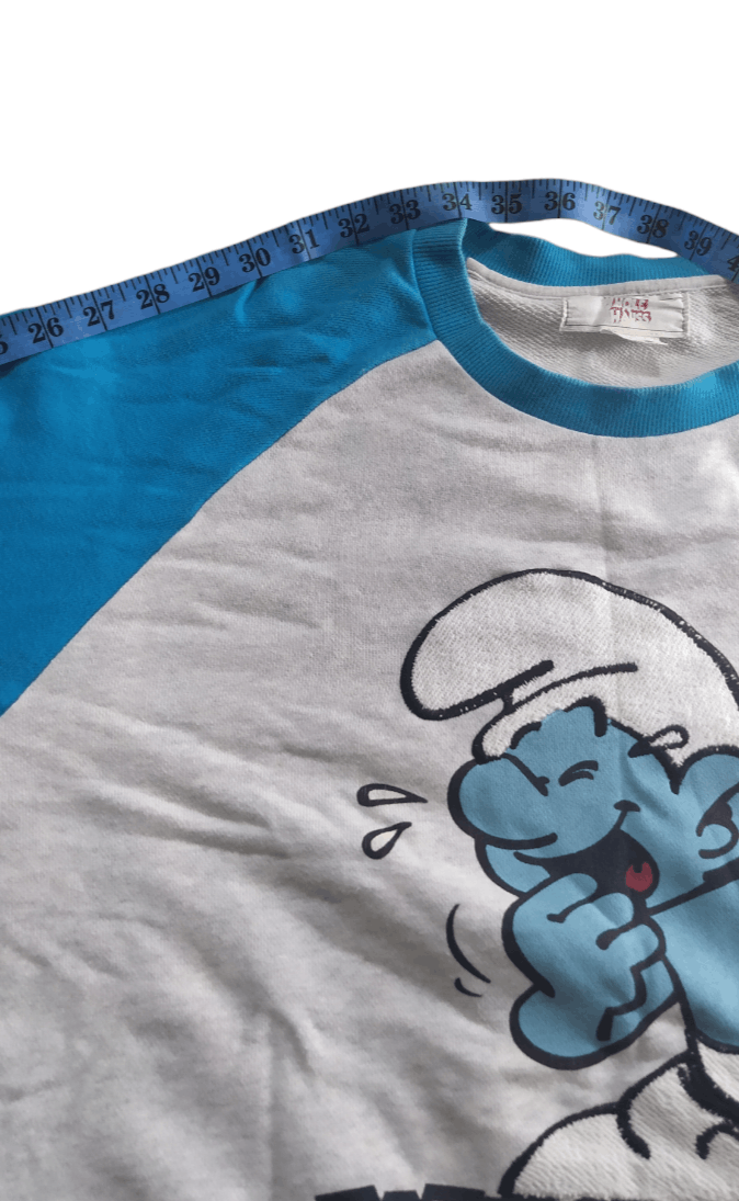 Vintage The Smurf x Whole Hauss Sweatshirt Size US XL / EU 56 / 4 - 6 Thumbnail