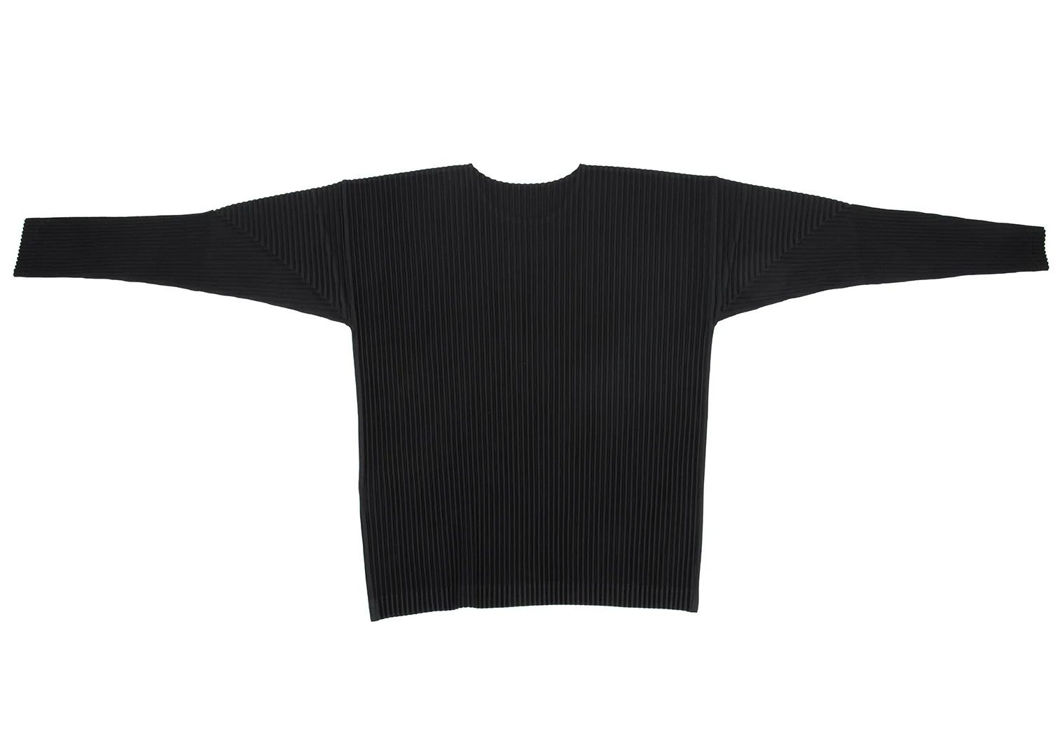 Issey Miyake Pleated Cutsew Top in Black Size 4 Size US XL / EU 56 / 4 - 7 Thumbnail