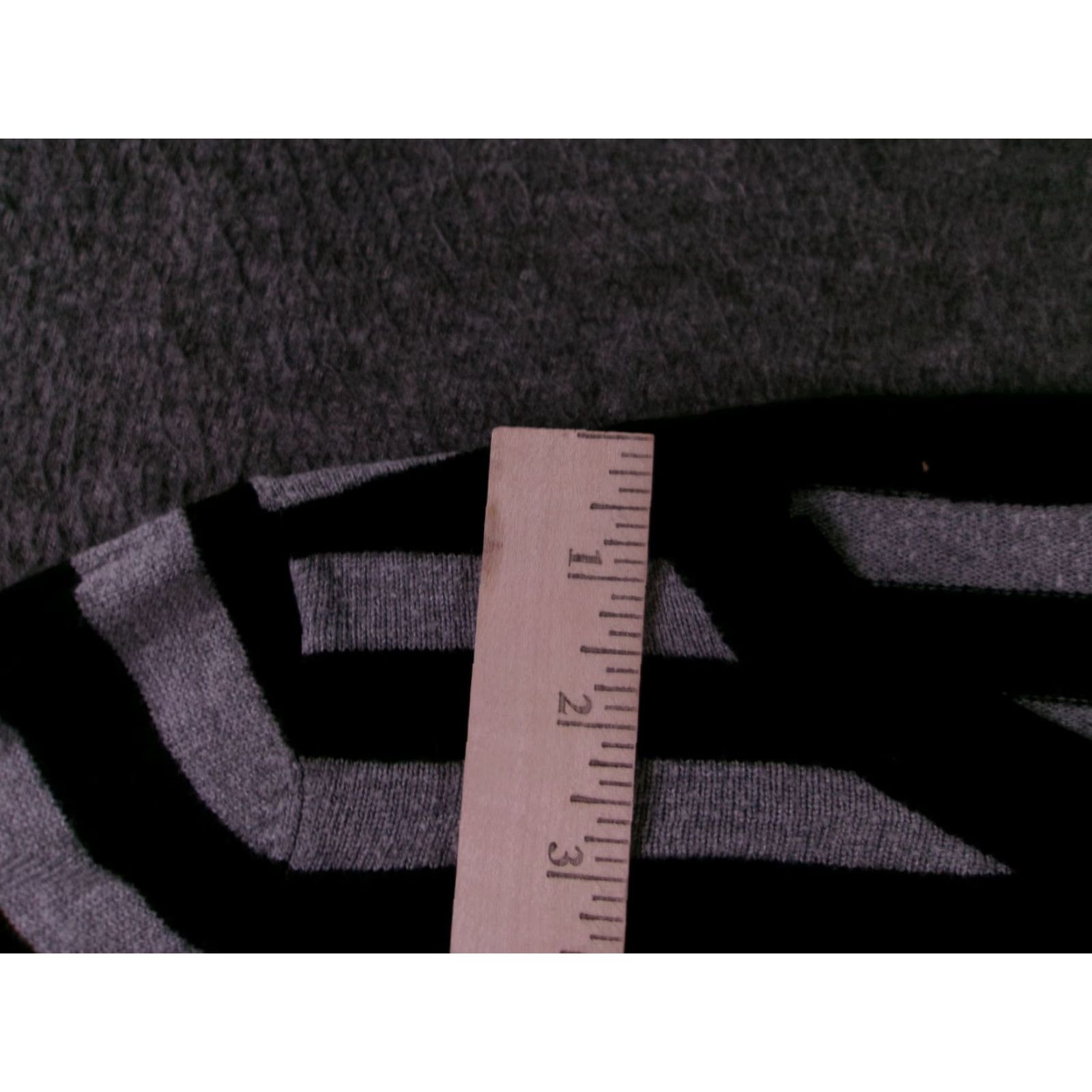 Vintage Magaschoni Sweater Womens XS Black Gray Stripe Crewneck Long Sleeve Cashmere Size M / US 6-8 / IT 42-44 - 6 Thumbnail