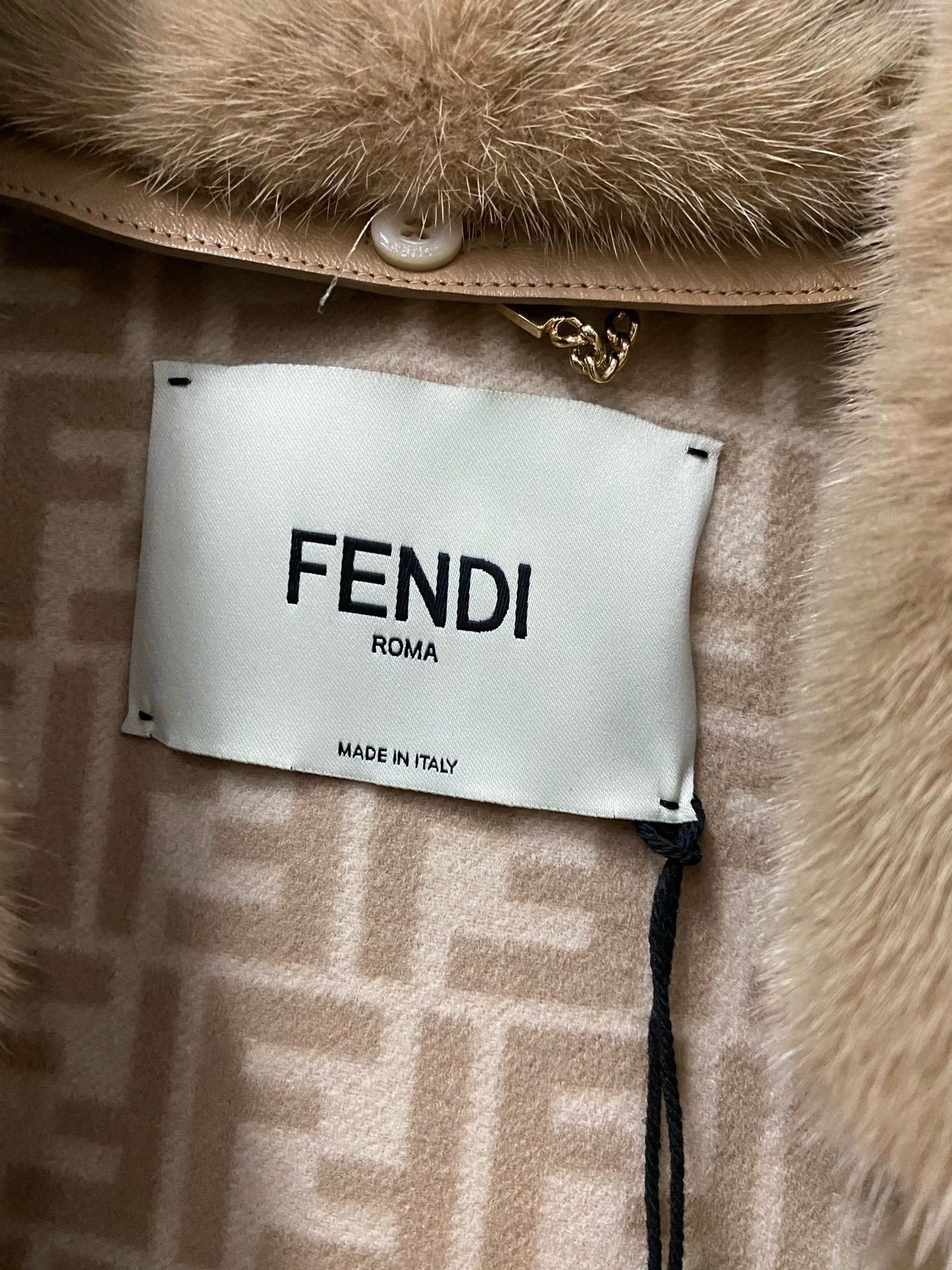 Fendi Fendi Mink Fur Collar FF DB Wool Trench 36 New Size XS / US 0-2 / IT 36-38 - 5 Thumbnail