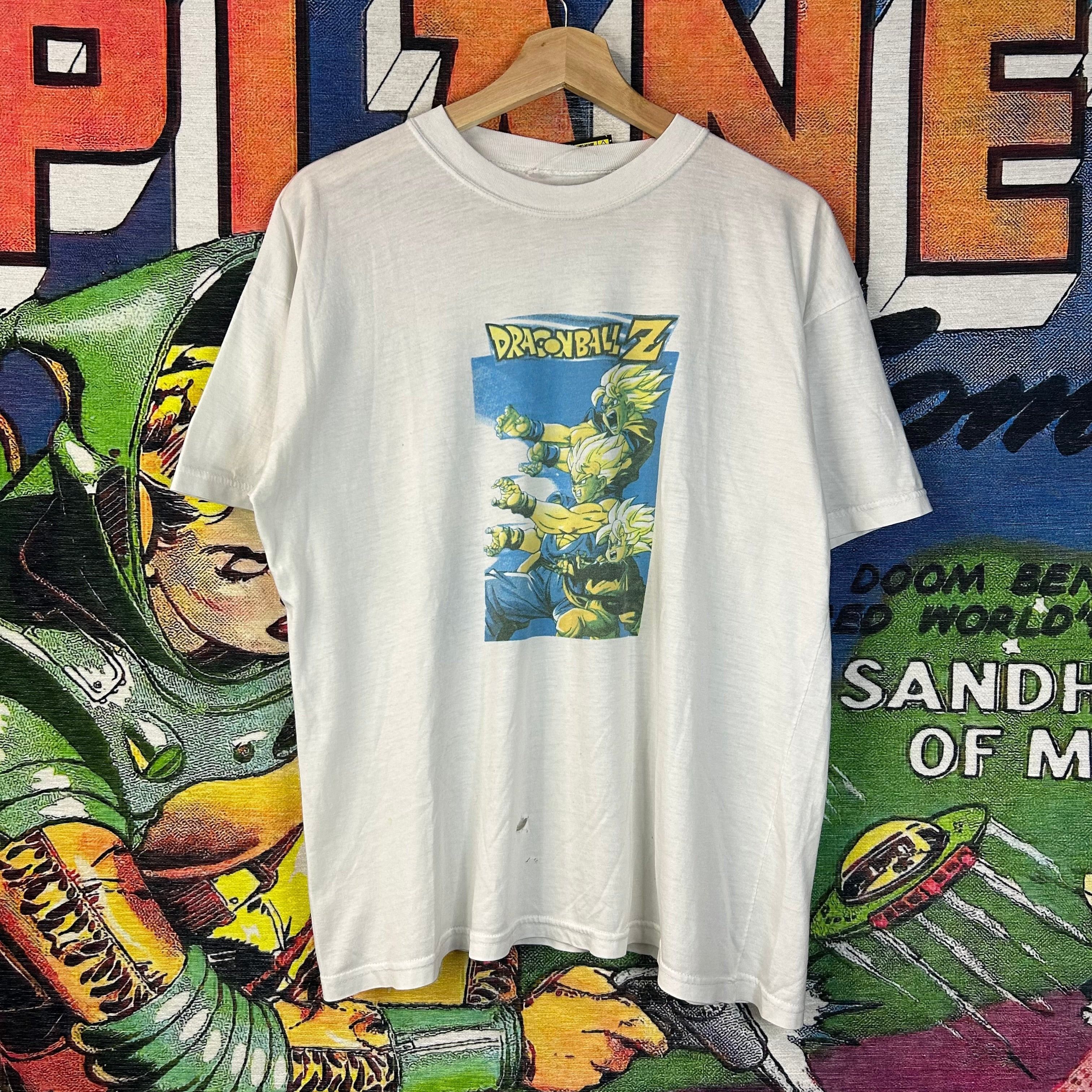 Vintage Vintage 90s Dragon Ball Z Boot Tee Size Large Size US L / EU 52-54 / 3 - 1 Thumbnail