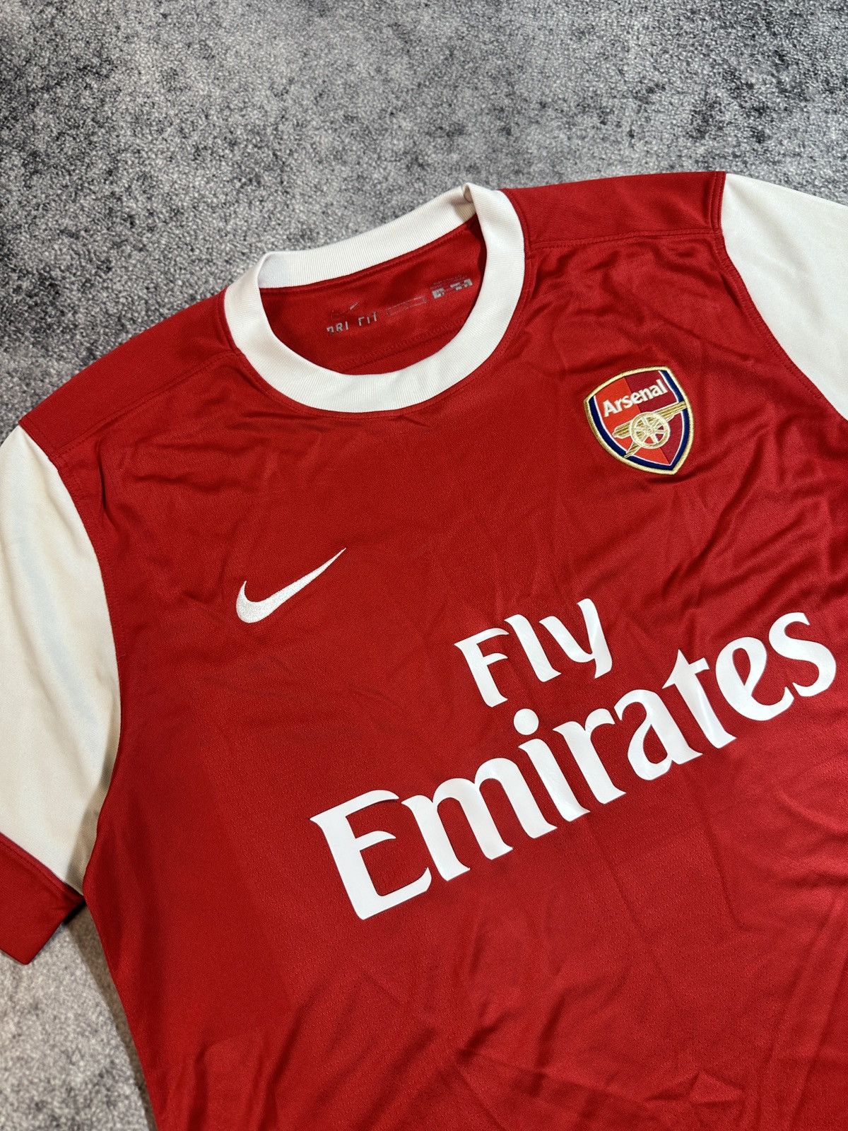 Nike × Vintage Vintage Nike Arsenal Soccer Jersey Streetwear Style Rare VTg Size US L / EU 52-54 / 3 - 3 Thumbnail