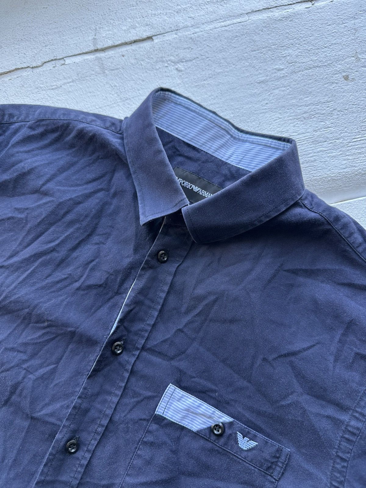 Emporio Armani RARE🚨 EMPORIO ARMANI JEANS VINTAGE SHIRT LUXURY BUTTON 90s Size US M / EU 48-50 / 2 - 5 Thumbnail