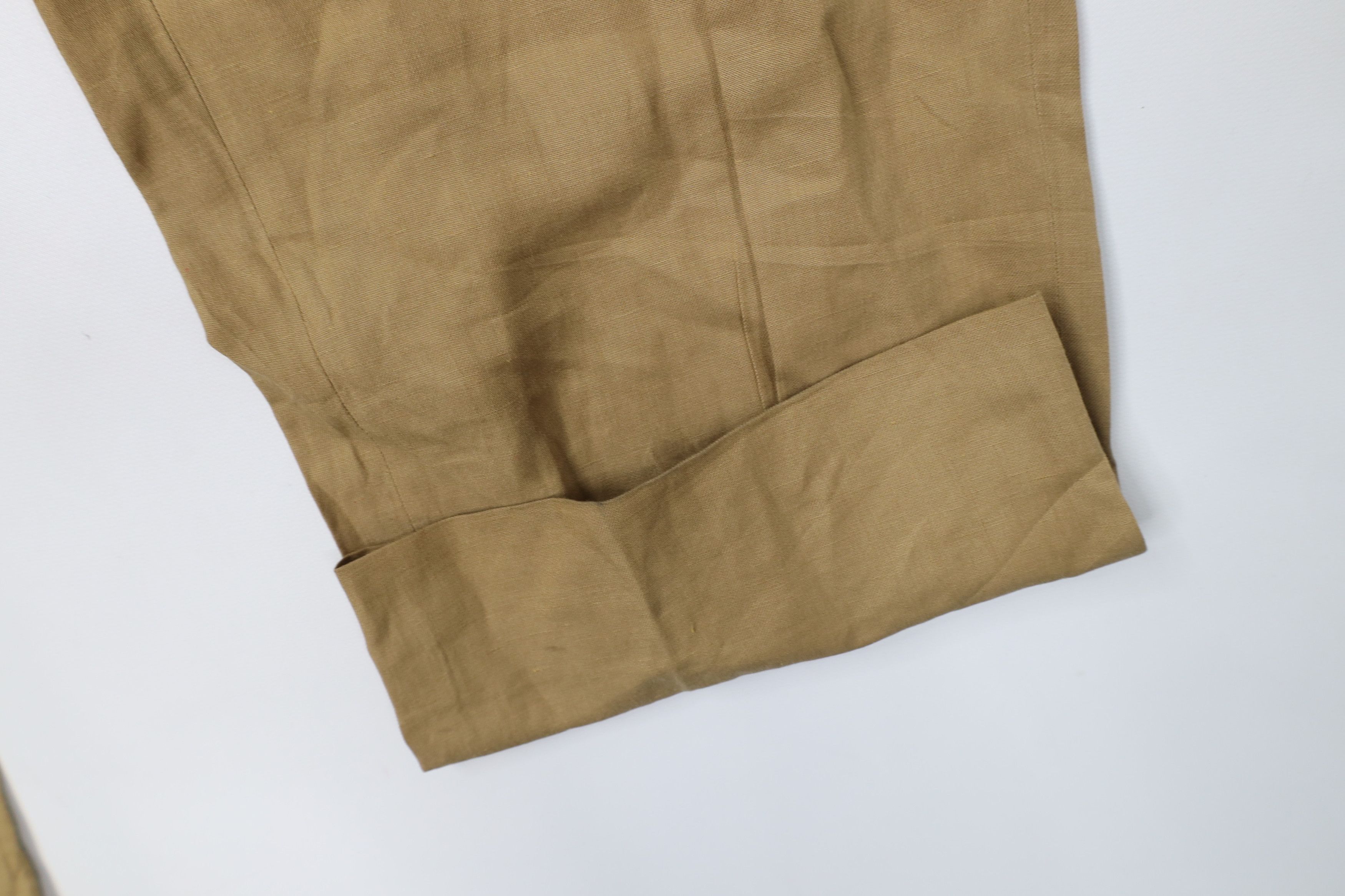 Ralph Lauren Vintage 90s Ralph Lauren Blend Wide Leg Chino Pants Beige Size US 38 / EU 54 - 5 Thumbnail