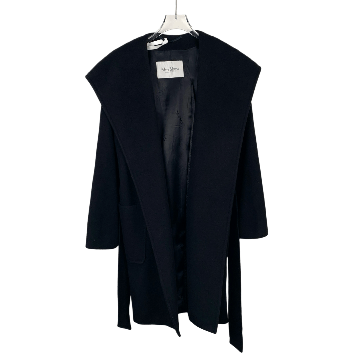 Max Mara MaxMara Classic Hooded Cashmere Coat Size S / US 4 / IT 40 - 2 Thumbnail