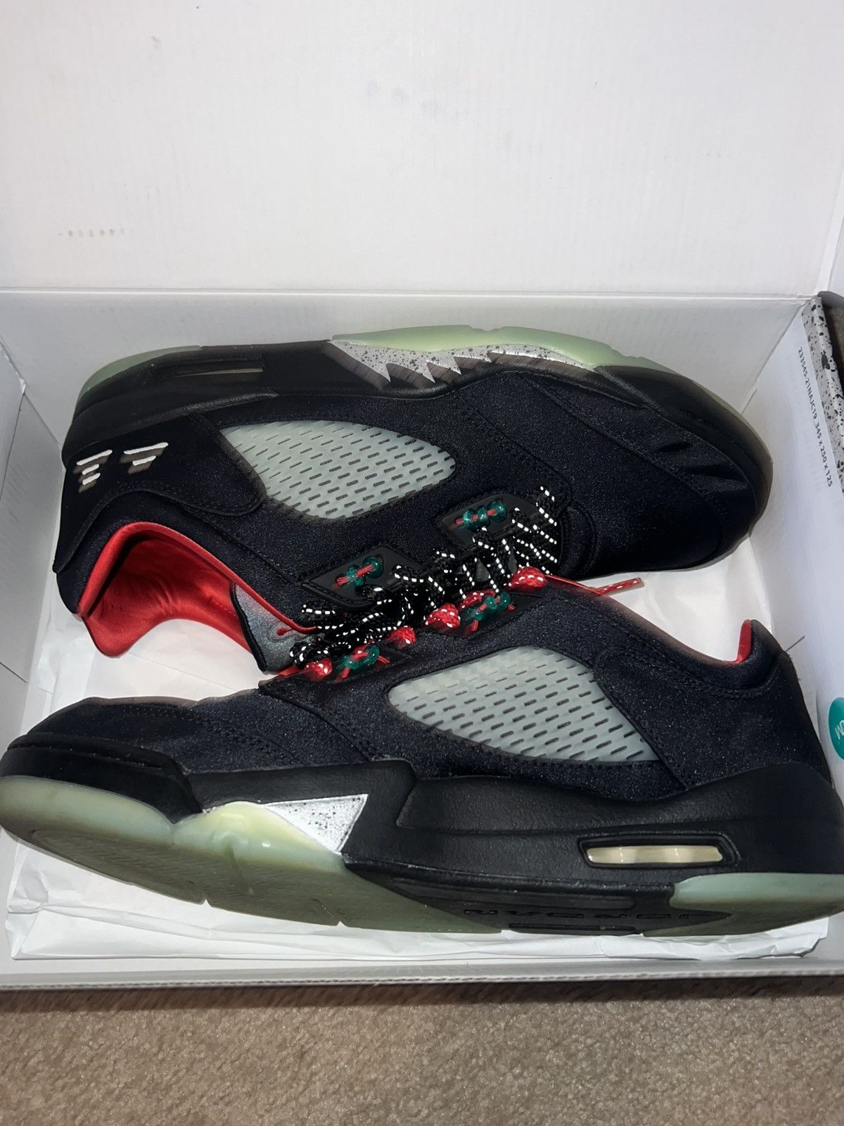 CLOT × Jordan Brand Jordan 5 Low clot “Jade” Size US 12 / EU 45 - 1 Thumbnail