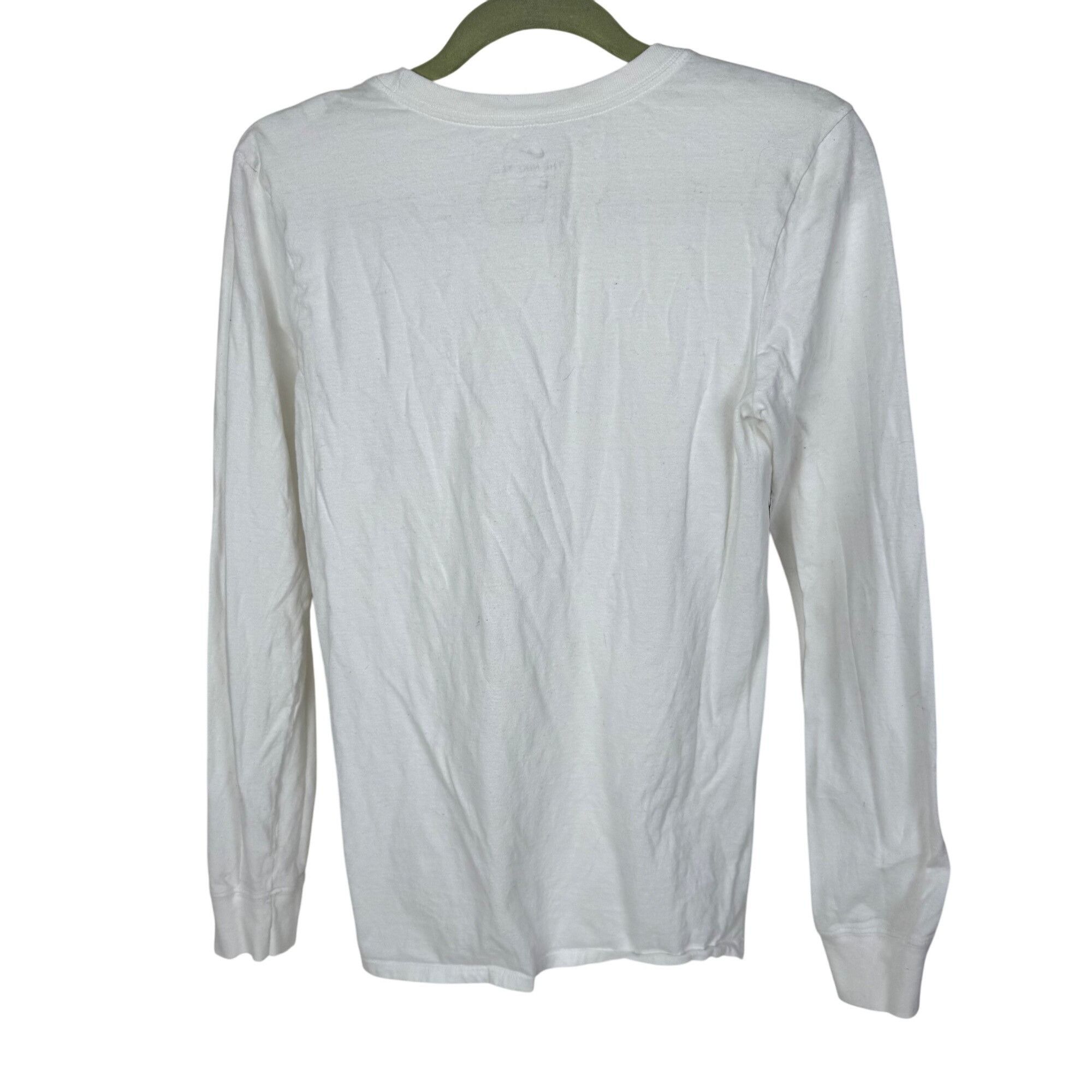 Nike Men's Nike Spell Out Graphic Logo Long-Sleeve T-Shirt White Size US XS / EU 42 / 0 - 3 Thumbnail