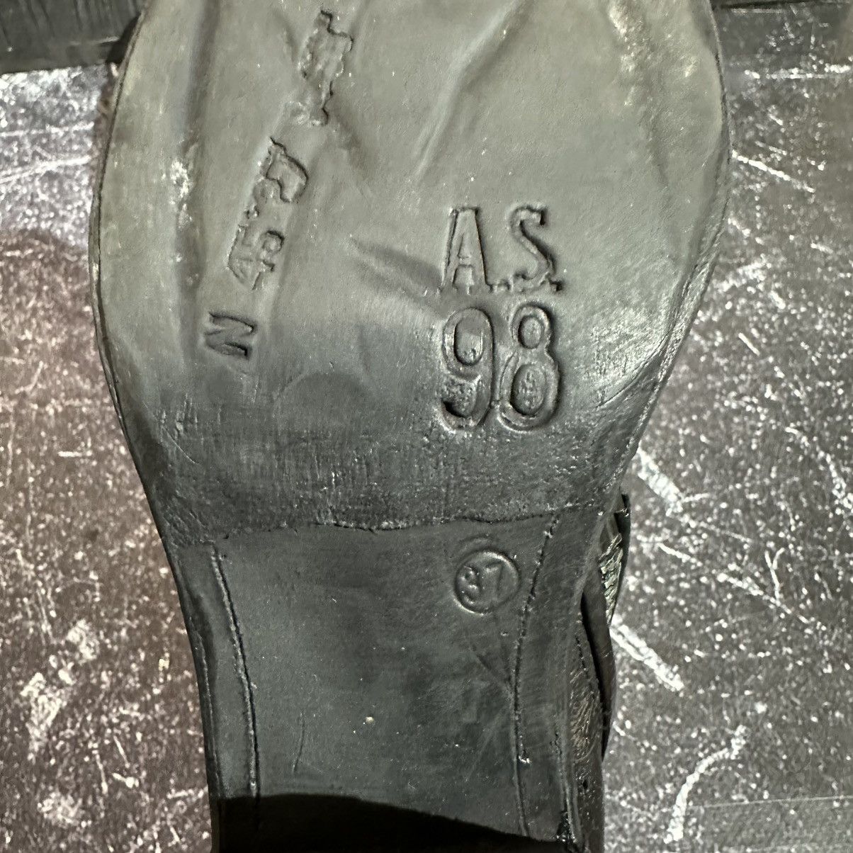 A.S 98 Airsteps Women’s Leather Boots 37eu 6.5-7us RickOwens