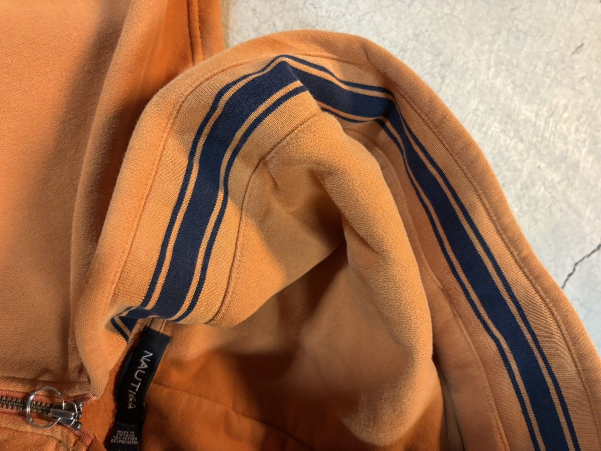 Nautica Vintage 90s Nautica Double Zip Up Hoodie Orange Size XL Size US XL / EU 56 / 4 - 4 Thumbnail