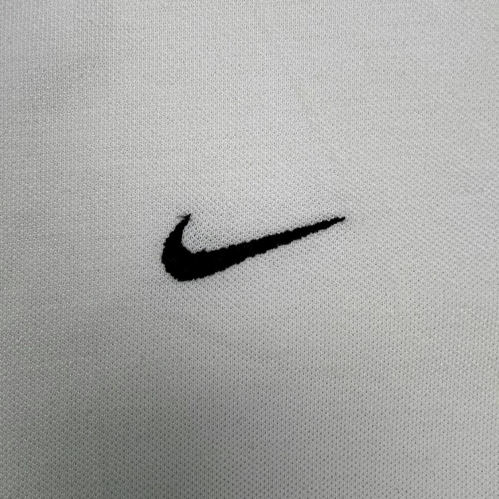 Nike × Vintage Vintage 90s Nike Swoosh Shirt Medium Swoosh Sportswear Polo Size US M / EU 48-50 / 2 - 2 Thumbnail