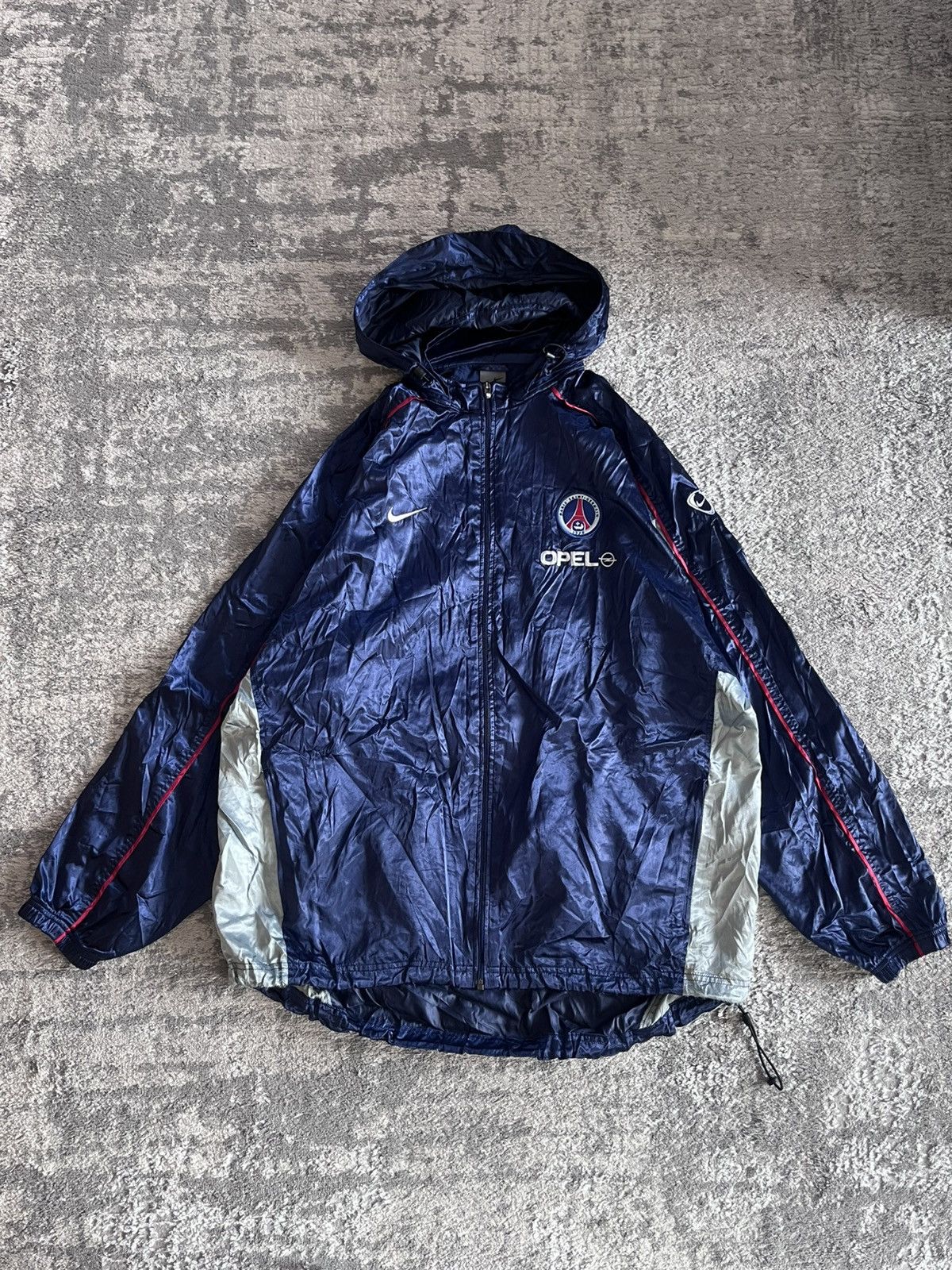 Nike Rare Vintage Nike PSG 2001 2002 Paris Saint Germain Jacket Size US XXL / EU 58 / 5 - 1 Thumbnail