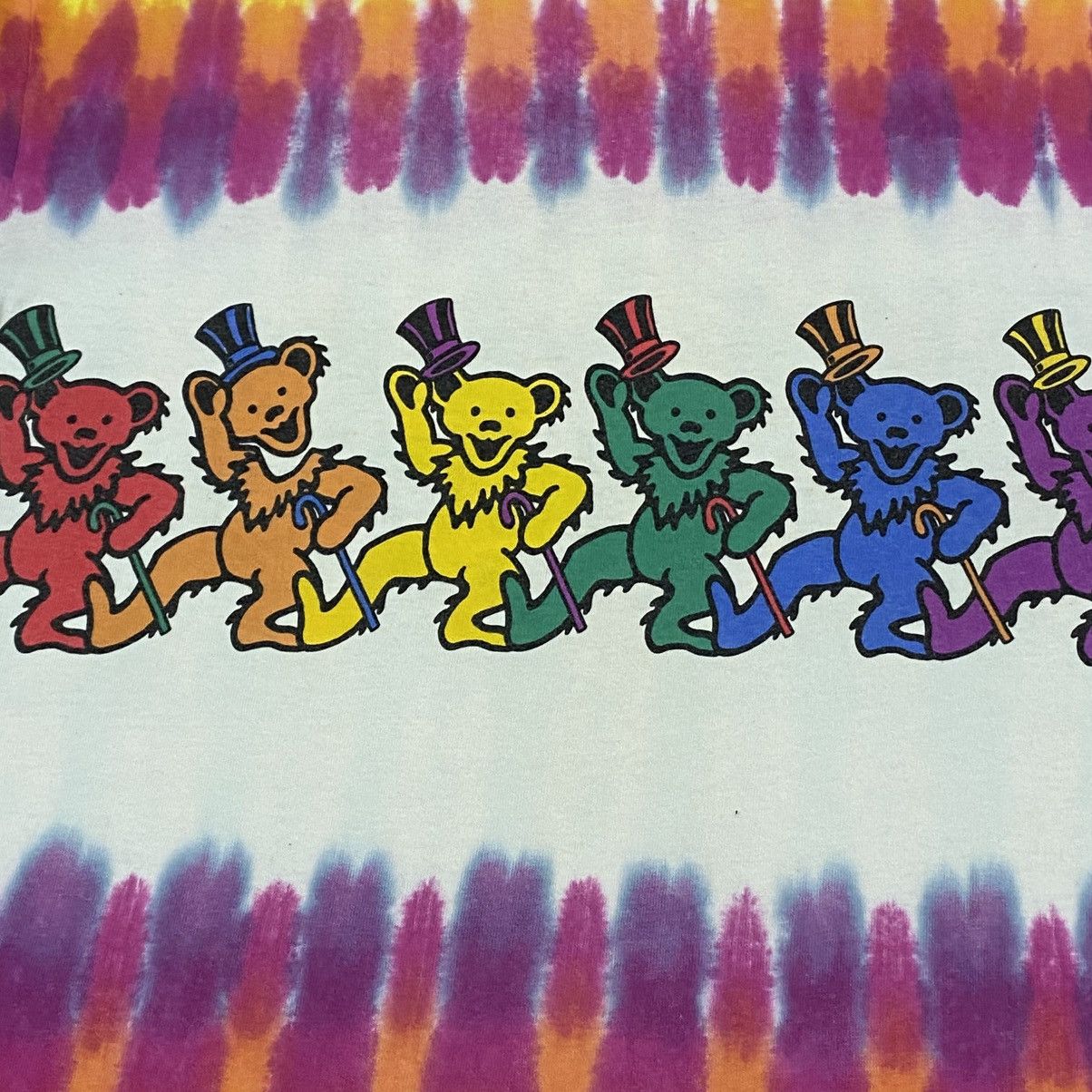 Band Tees Vintage 90’s grateful dead band tie dye mirror print Size US M / EU 48-50 / 2 - 8 Thumbnail
