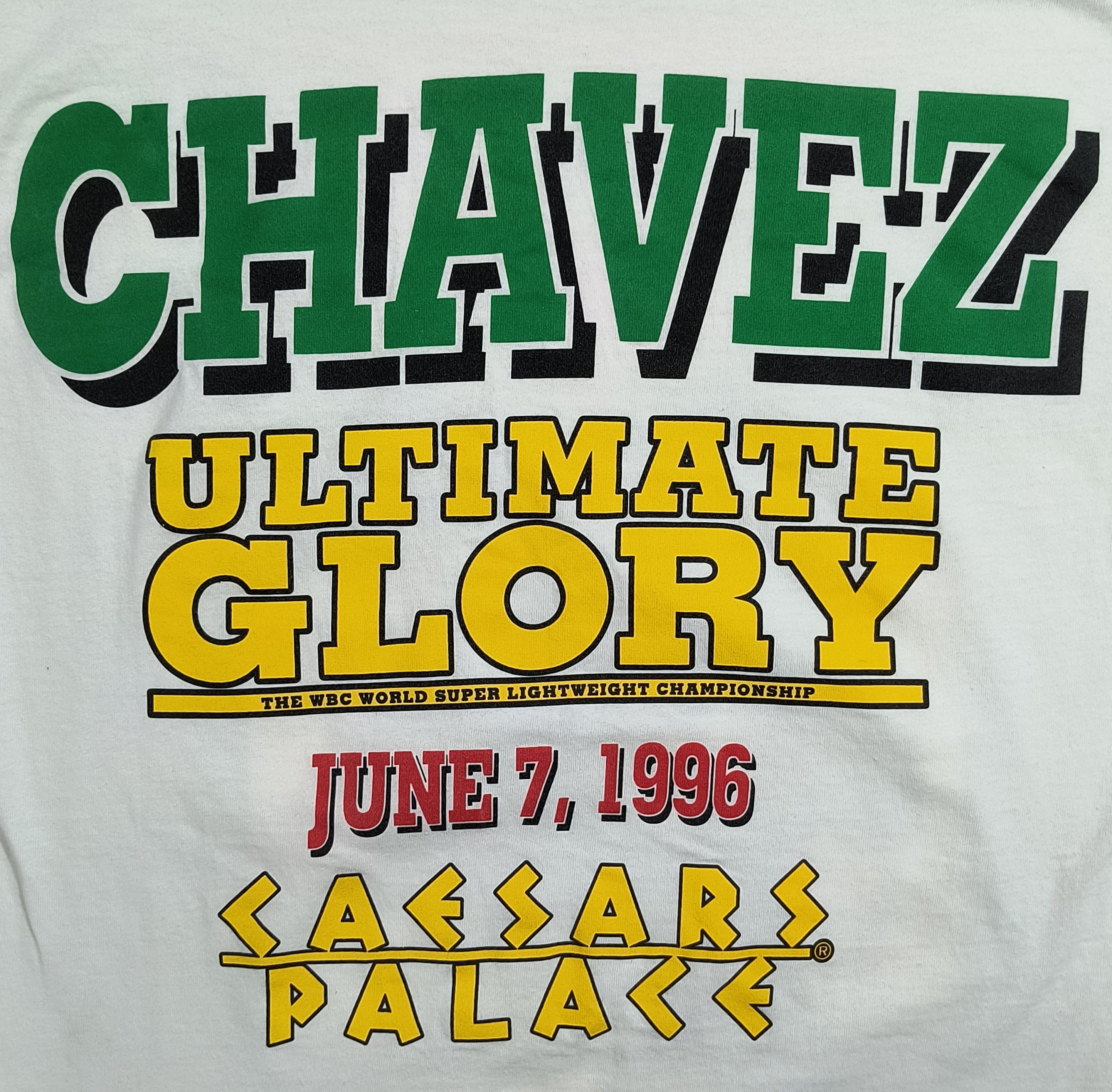 Vintage Vintage Julio Cesar Chavez ultimate glory 1996 tee Size US M / EU 48-50 / 2 - 2 Thumbnail