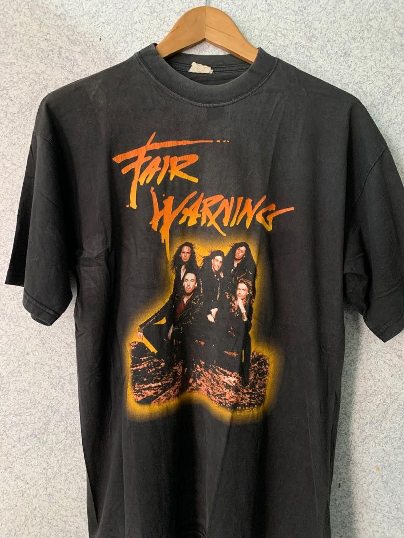 Band Tees × Vintage Vintage band Fair Warning Size US M / EU 48-50 / 2 - 2 Thumbnail