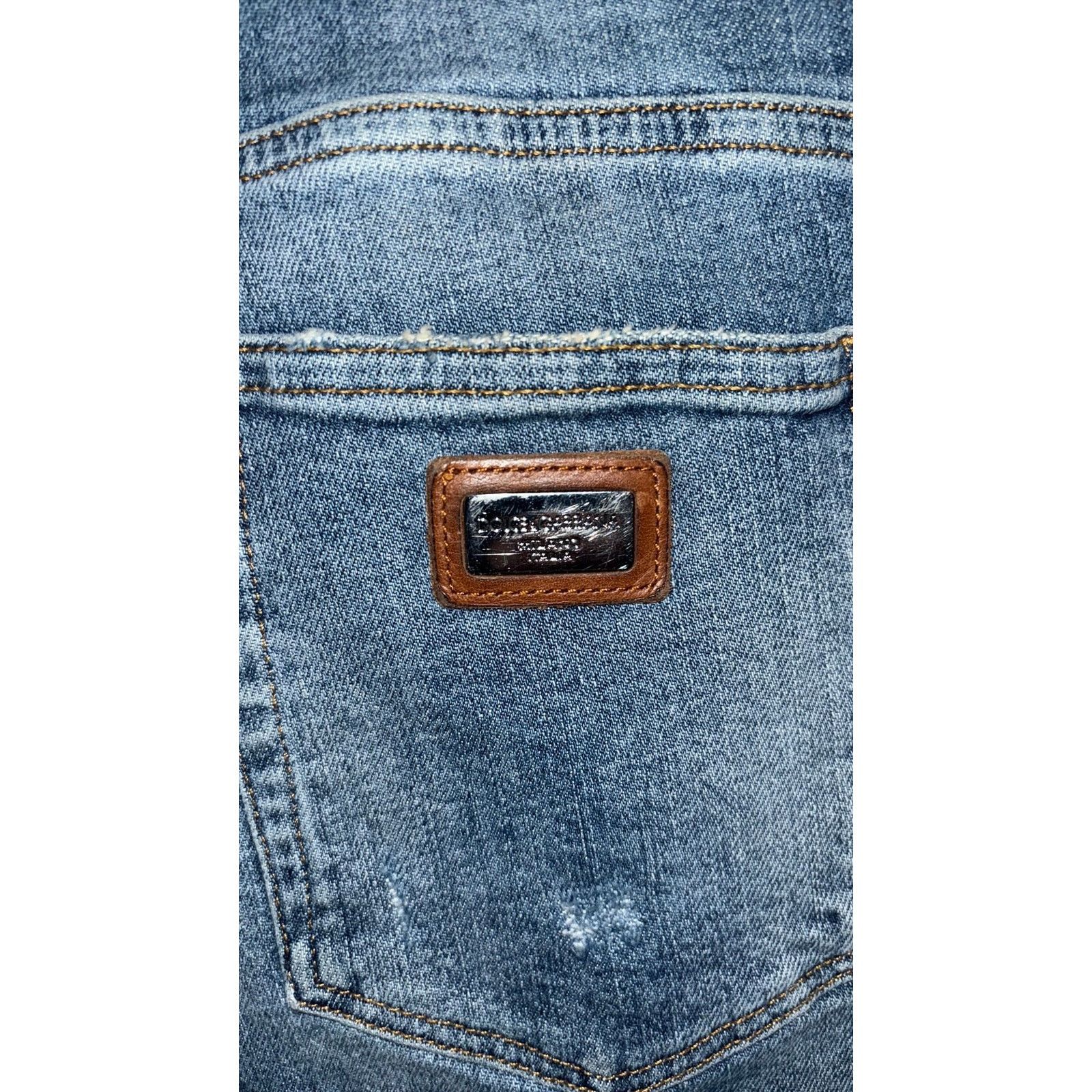 Dolce & Gabbana Dolce & Gabbana straight distressed jeans 32x34 Size US 32 / EU 48 - 4 Thumbnail