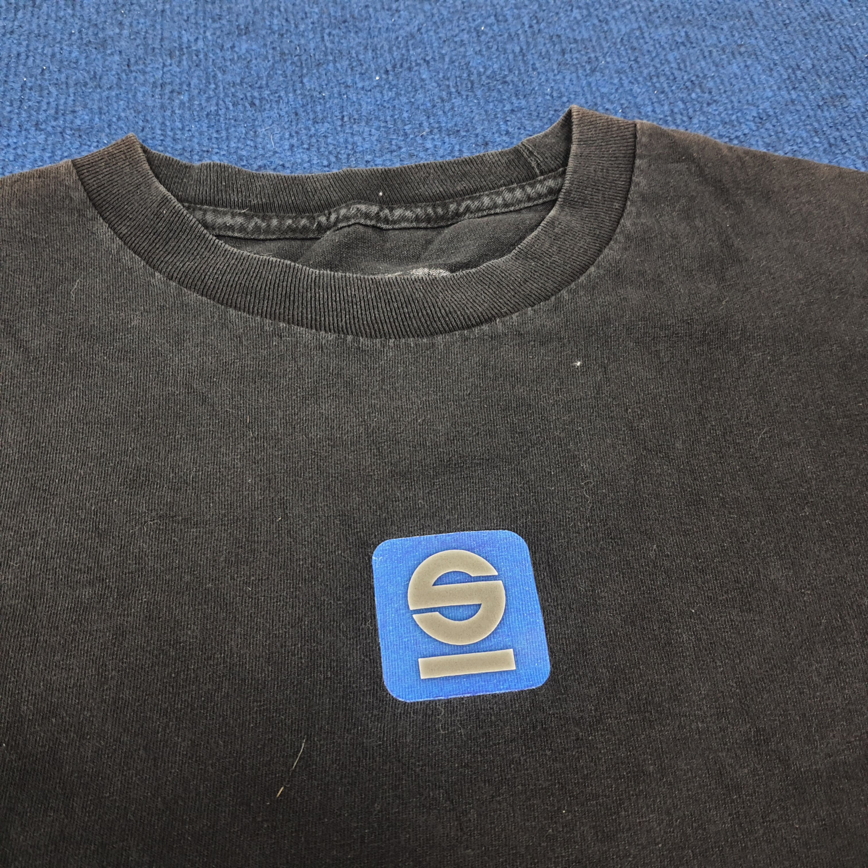 Vintage Vintage SPARCO Meter Italian Racing Motorsports Brand Tshirt Size US S / EU 44-46 / 1 - 4 Thumbnail
