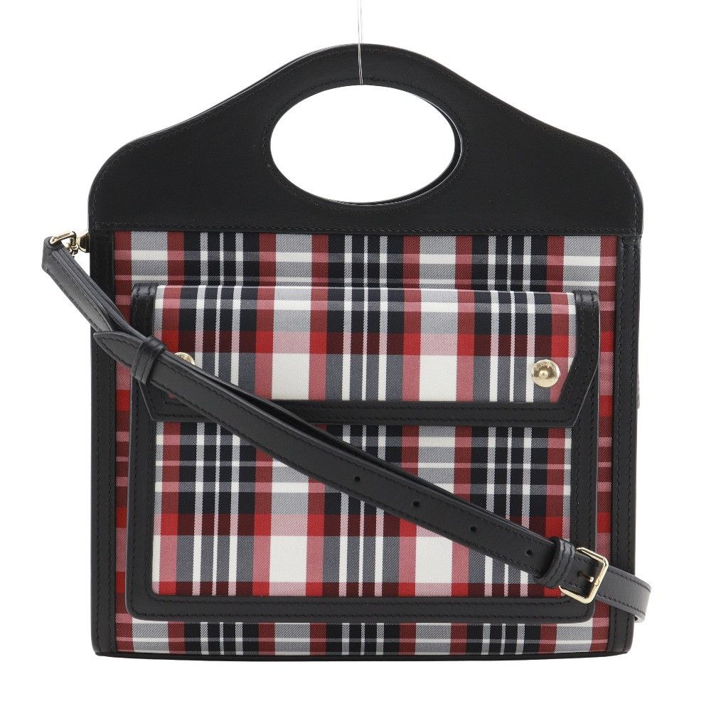 Burberry Burberry Burberry Mini Pocket Bag Calf Nylon 2way Bag Leather Handbag 8035841 DUTY FREE for USA Size ONE SIZE - 1 Thumbnail