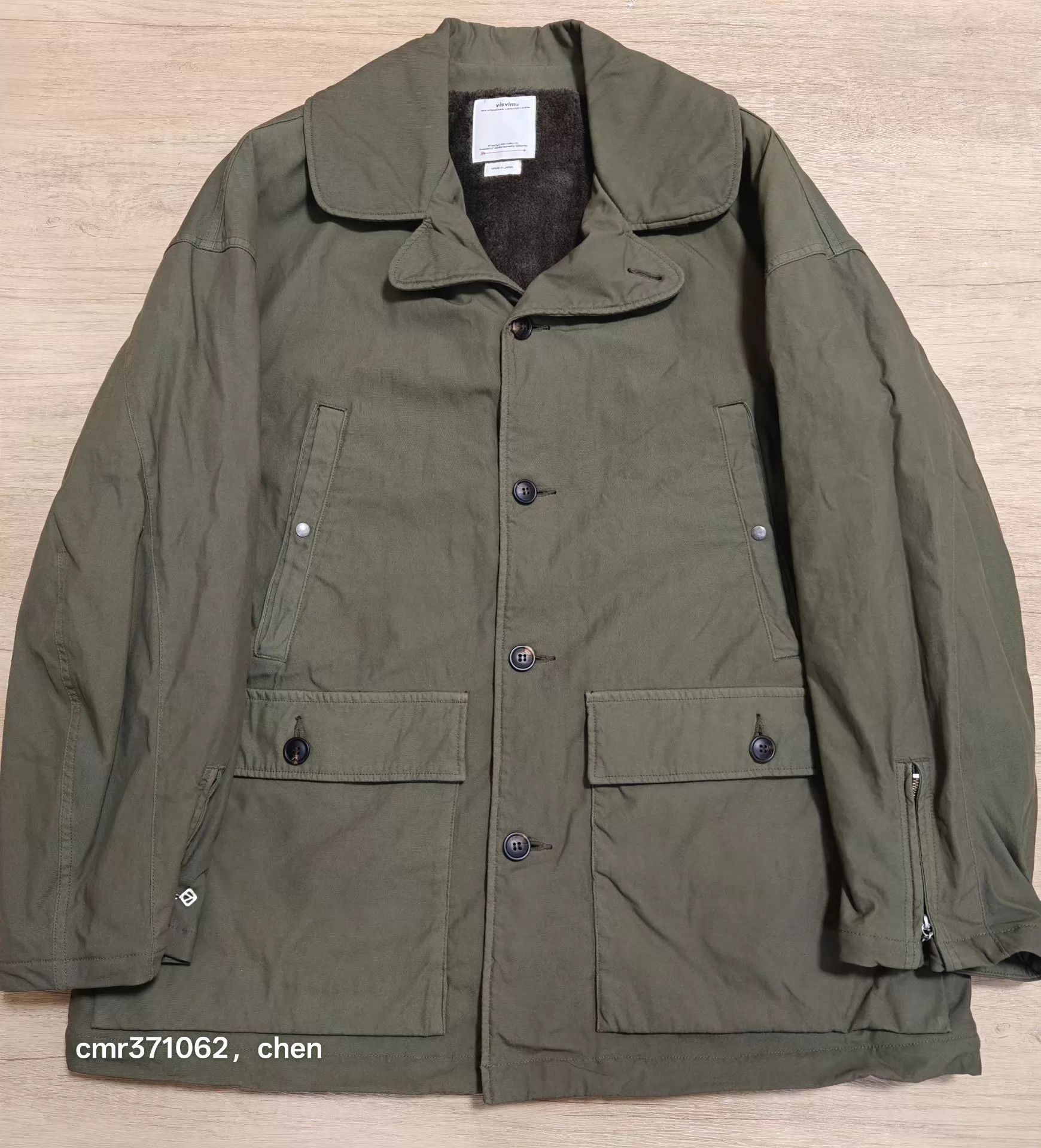 Visvim VISVIM 23 PAYBACK COAT Olive2 2 Double Wash Military Riri Size US M / EU 48-50 / 2 - 1 Thumbnail