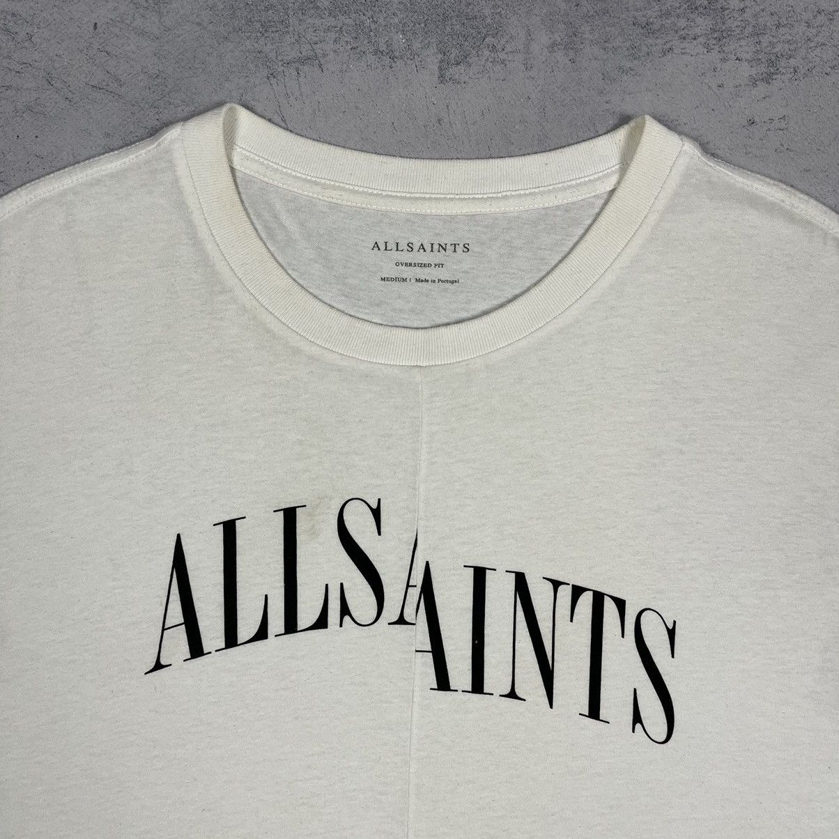 Allsaints AllSaints Dropout Big Logo Oversize Fit T Shirt Size US M / EU 48-50 / 2 - 6 Thumbnail