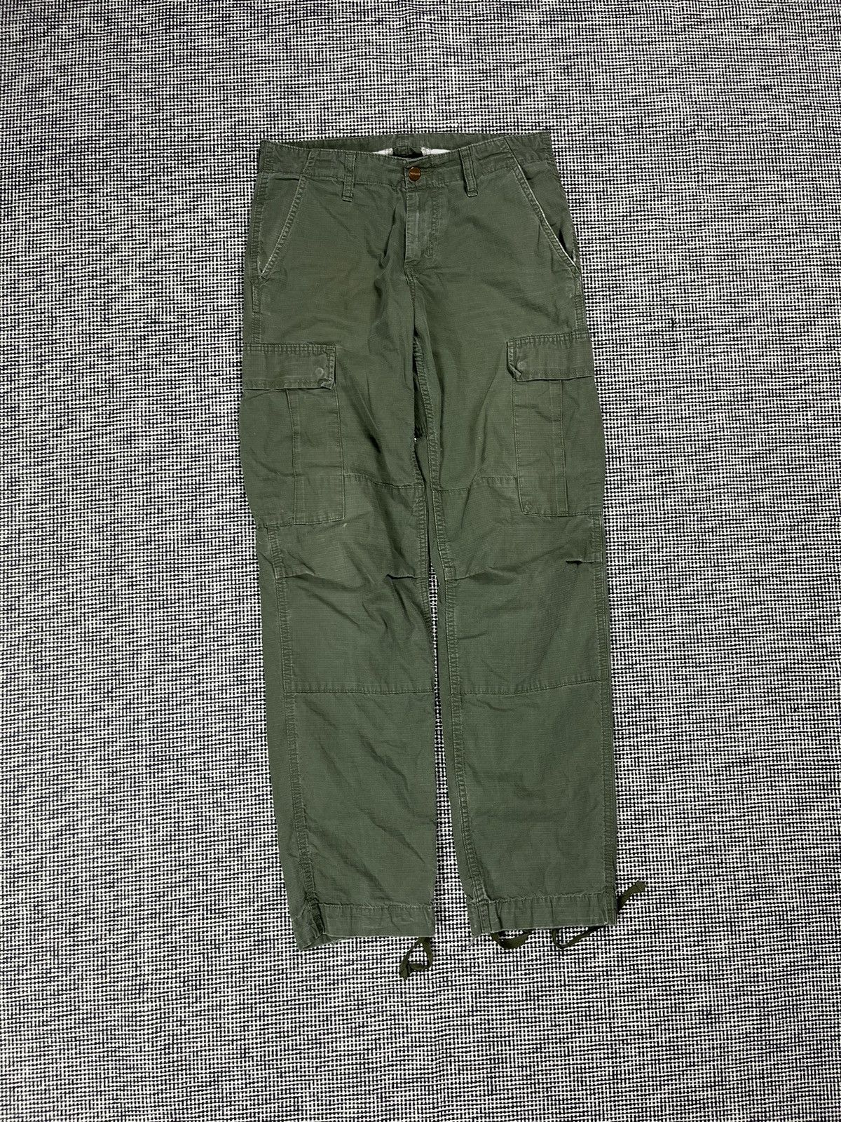 Other ➕ carhartt regular cargo olive straight pants Size US 30 / EU 46 - 2 Thumbnail
