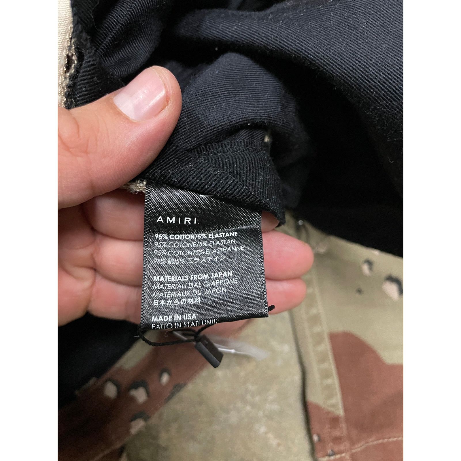 Amiri Amiri Cargo Pants Desert Camo 29 Used Size US 29 - 5 Thumbnail