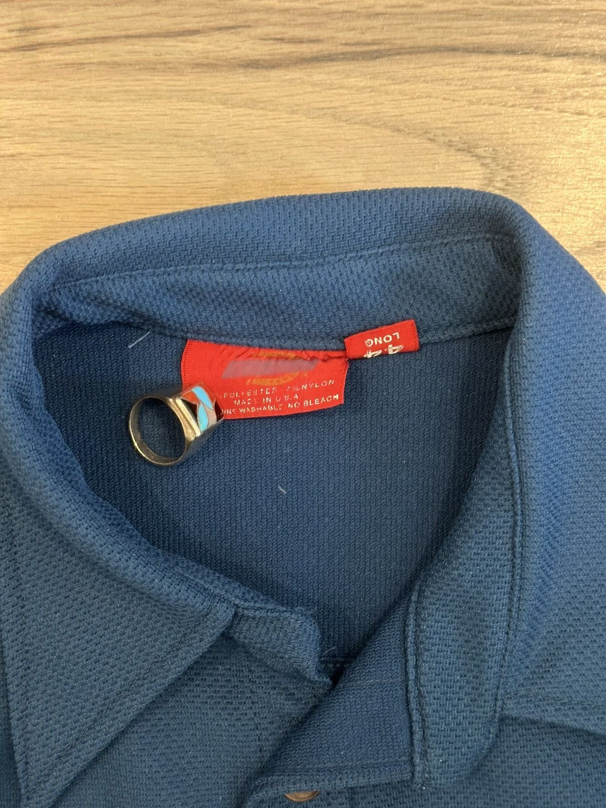 Dickies Vintage Dickies 70s Overshirt/Jacket Navy Blue Snap Size US L / EU 52-54 / 3 - 5 Thumbnail