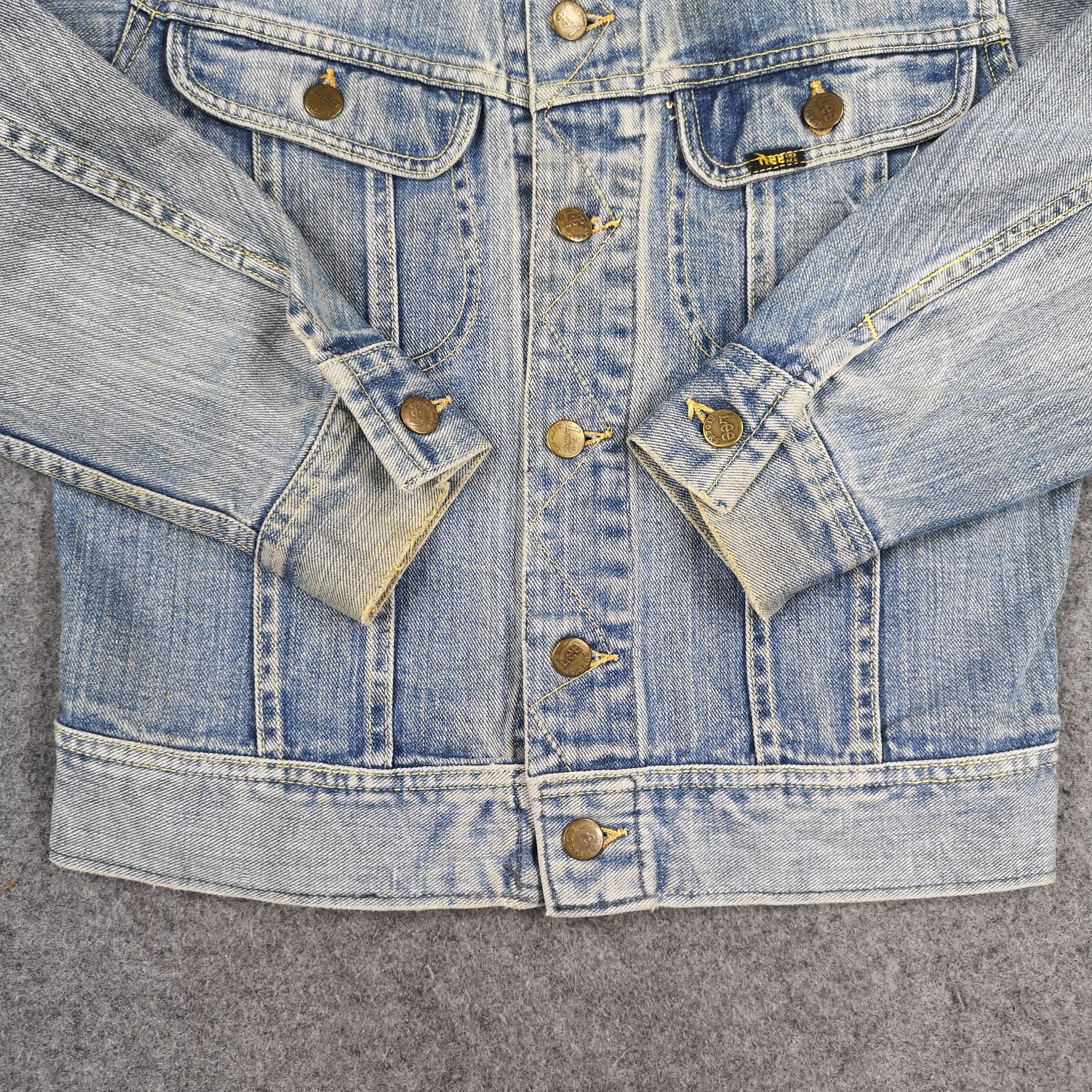 Lee Vintage Lee Denim Trucker Jacket Stone Washed Made In USA Size US S / EU 44-46 / 1 - 5 Thumbnail