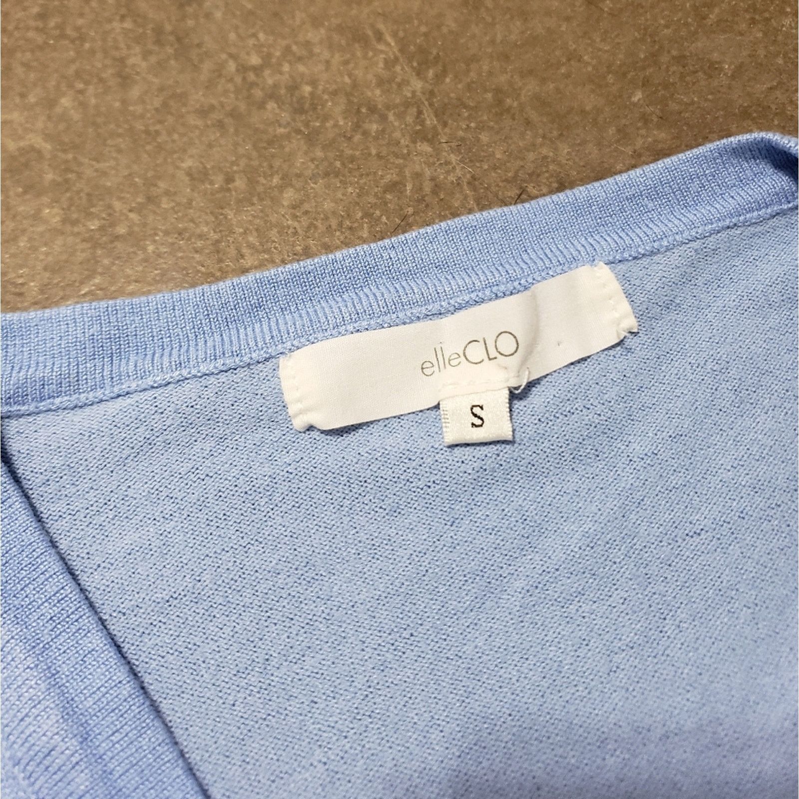Other Light Blue | ELLECLO | Cardigan Long Sleeve Size S / US 4 / IT 40 - 3 Thumbnail