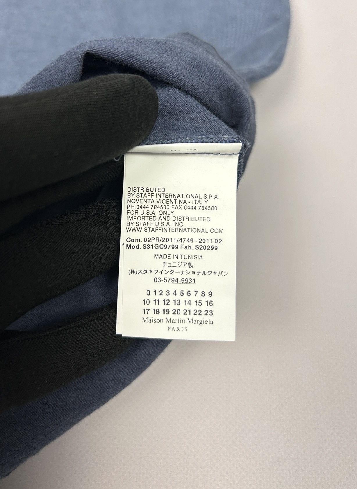 Maison Margiela Maison Martin Margiela AIDS Awareness Garment Dyed T-Shirt Size US M / EU 48-50 / 2 - 7 Thumbnail