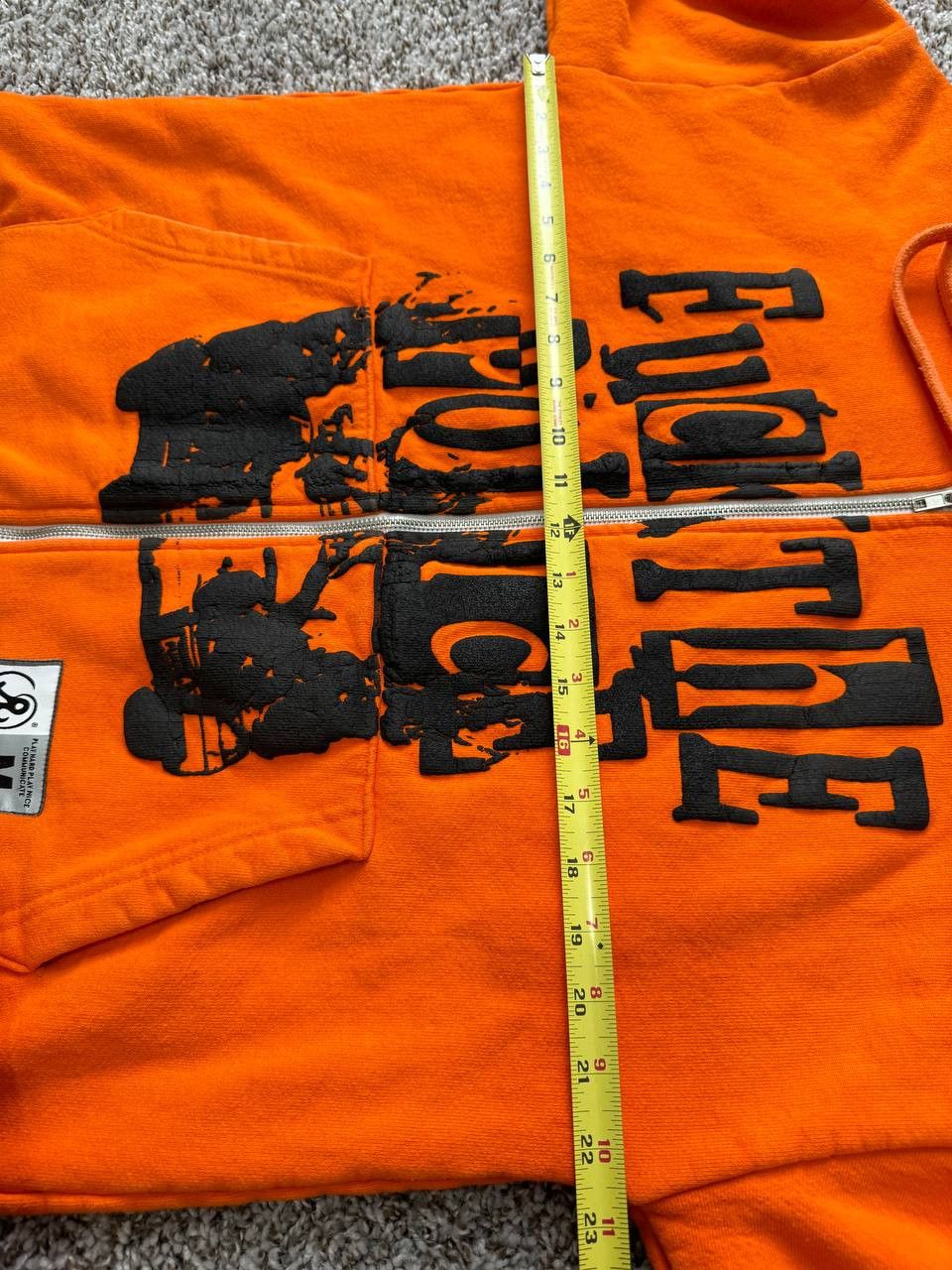 Richardson Richardson Fu*k The Police Orange Hoodie Rare Size US M / EU 48-50 / 2 - 6 Thumbnail