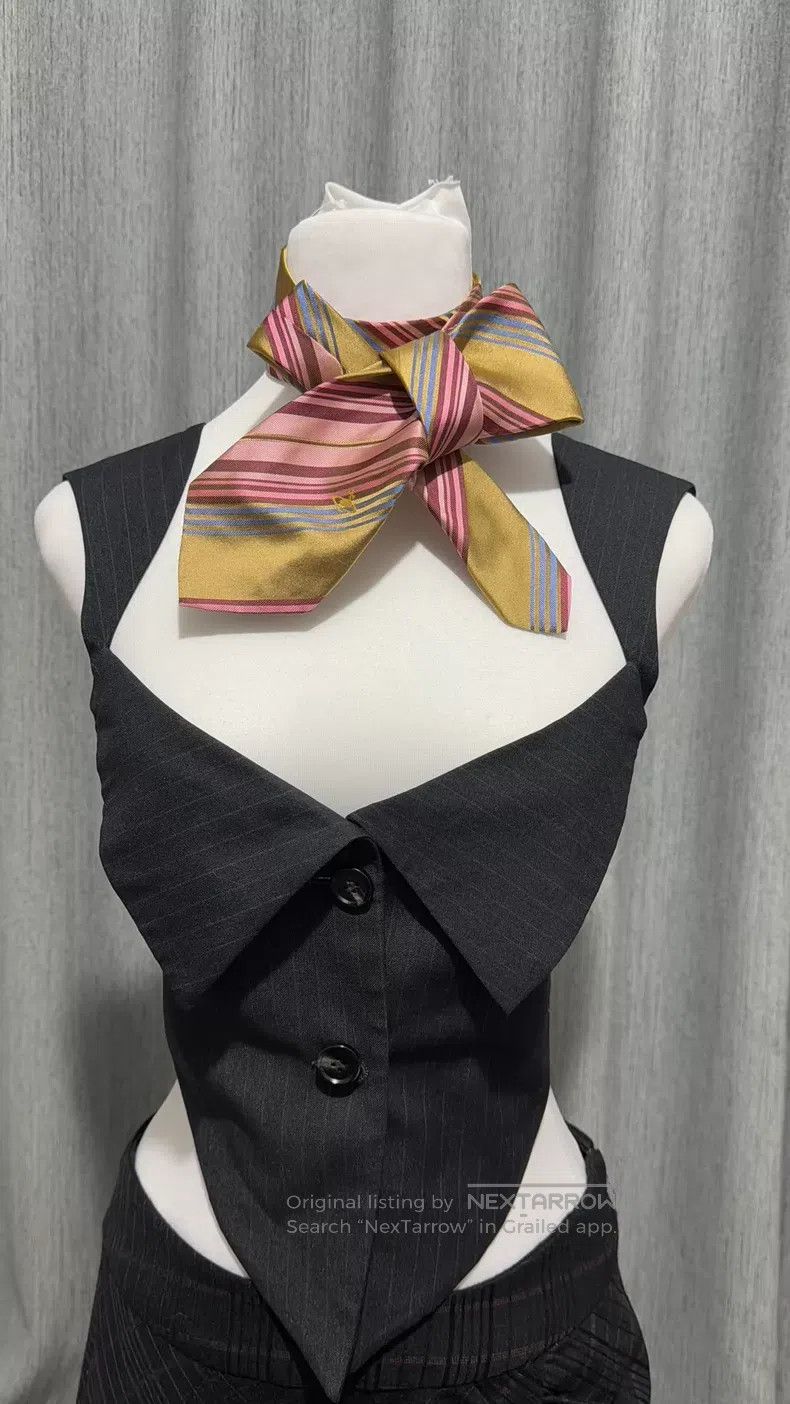 Vivienne Westwood Vivienne Westwood Pink, Blue, and Yellow Tie Size ONE SIZE - 4 Thumbnail