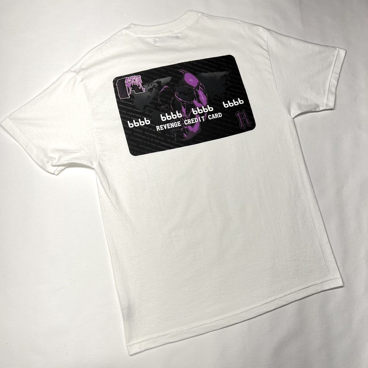 Revenge Revenge Credit Card Logo Tee Shirt White Debit Skull XXX Size US L / EU 52-54 / 3 - 1 Thumbnail