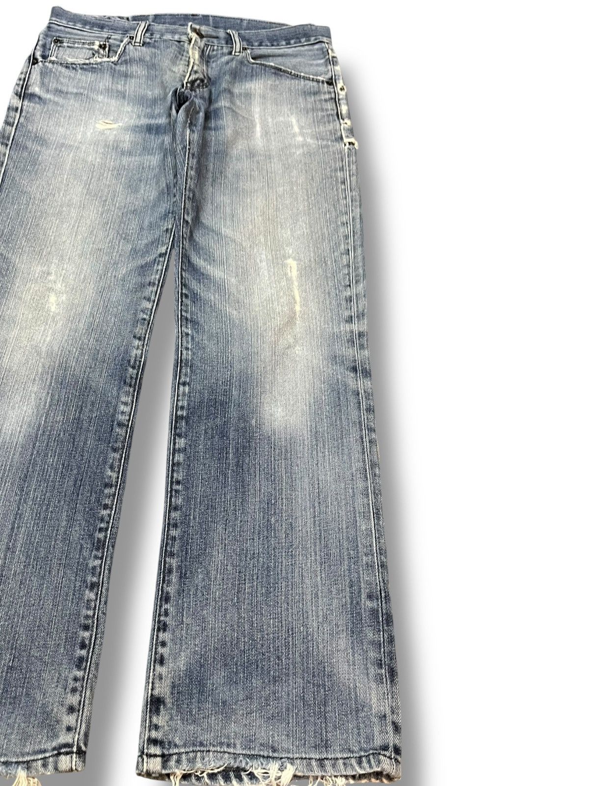 Uniqlo Vintage Uniqlo S-001 Faded Distressed Denim Size US 30 / EU 46 - 4 Thumbnail